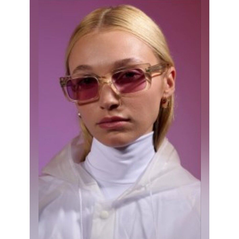 Garrett Leight NEW Garrett Leight California Sunglasses Pure Glass Rectang Size ONE SIZE - 3 Thumbnail