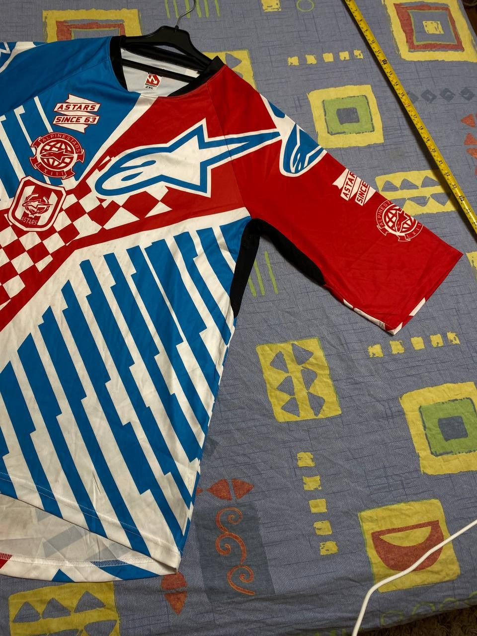 Alpinestars Vintage Alpinestars Jersey Tee big logo Size US XXL / EU 58 / 5 - 3 Thumbnail