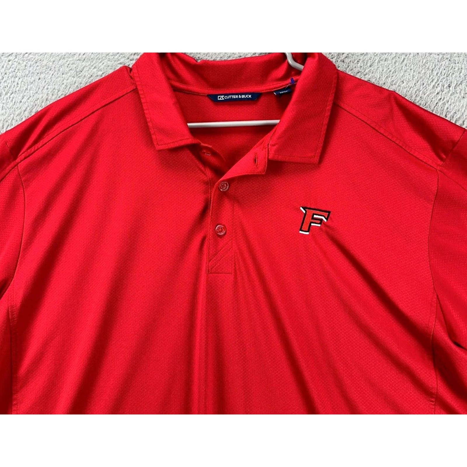 Cutter & Buck Cutter Buck Shirt Mens 2XL Red Golf Polo Stretch Short Sleeve Athletics Rugby Polo Adult Golfing Golfer Outdoor Walking Comfort Mens Size US XXL / EU 58 / 5 - 2 Thumbnail