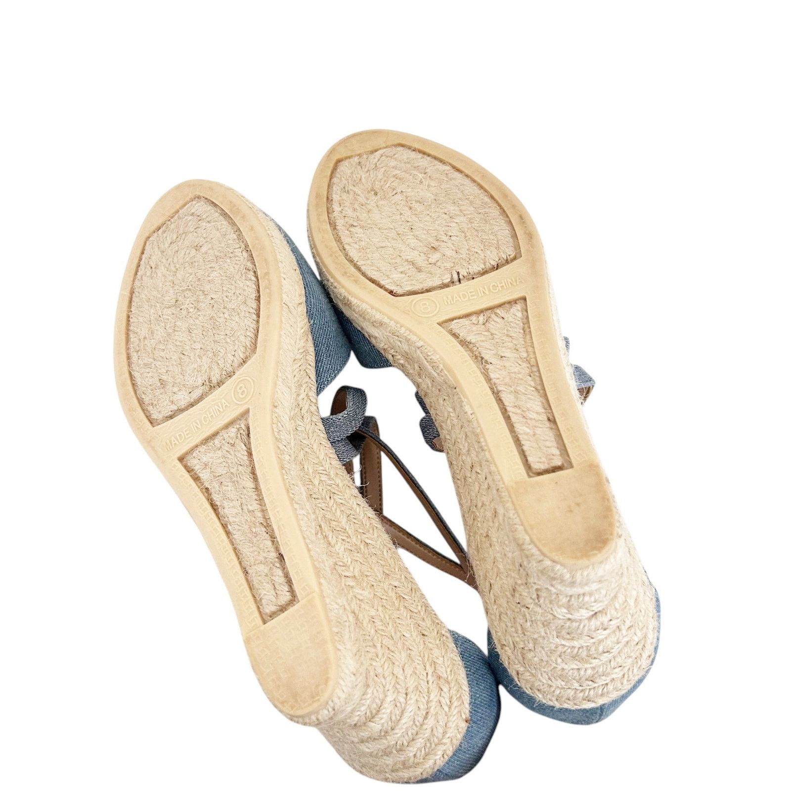 Other Talbots Denim Espadrille Wedges Sz 8 Size US 8 / IT 38 - 6 Thumbnail