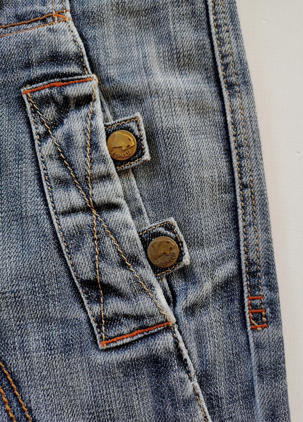 Japanese Brand Leopard Baggy Distressed Denim Jeans Size US 34 / EU 50 - 5 Thumbnail