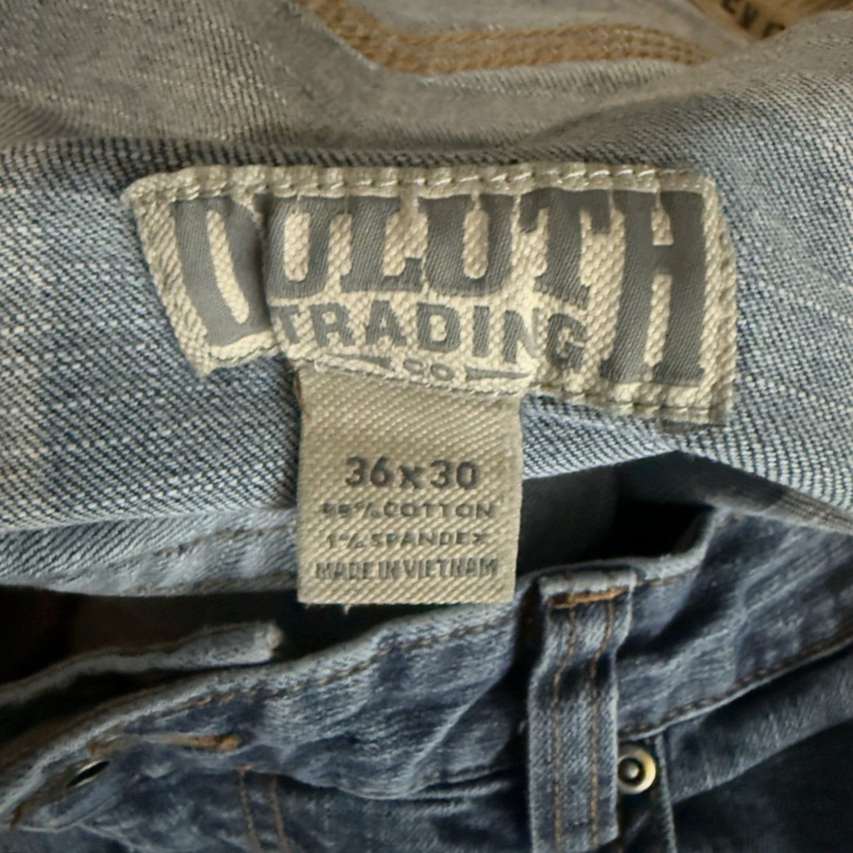 CO Duluth Trading Co Blue Cotton Jeans Mens Size 36x30 Size US 36 / EU 52 - 4 Thumbnail