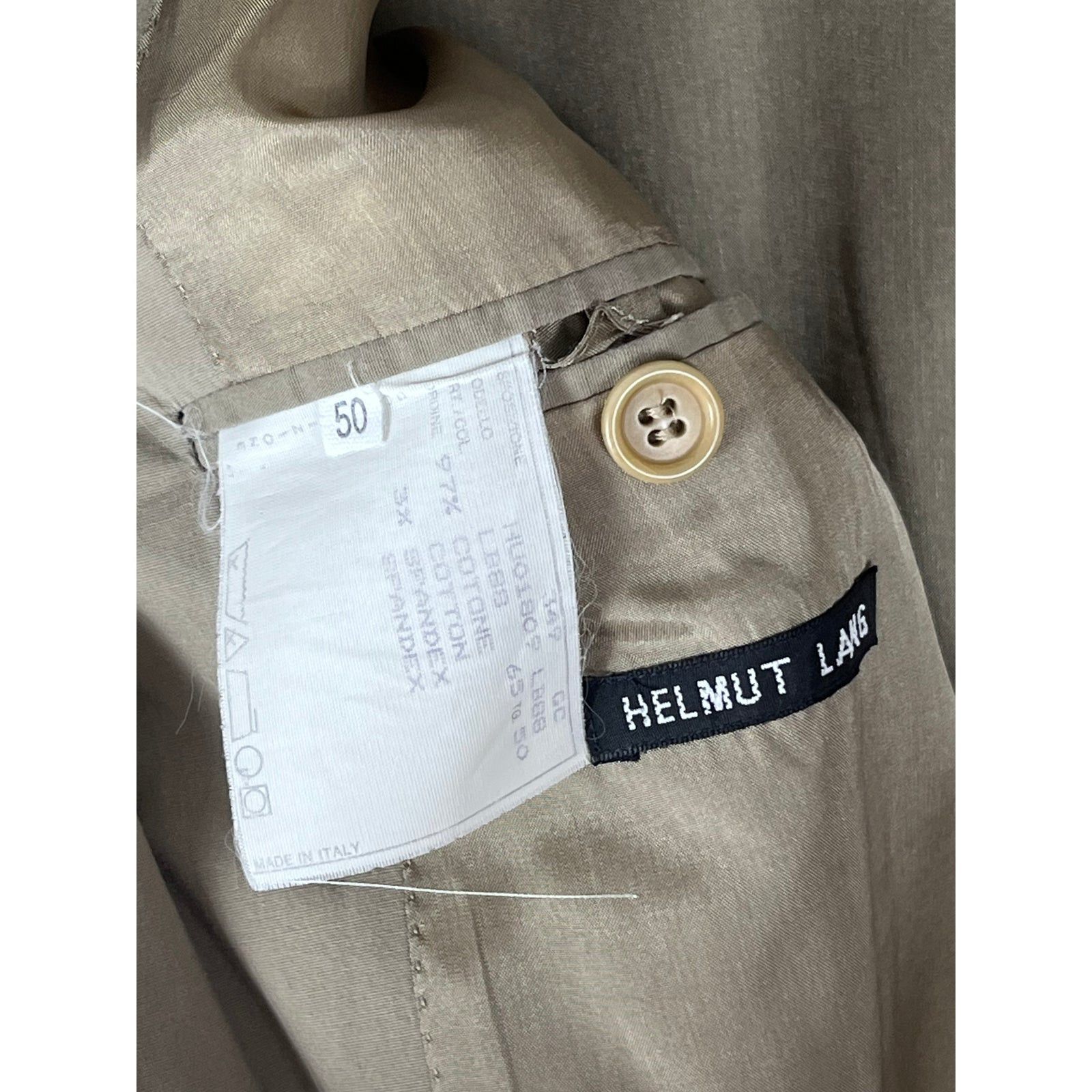 Helmut Lang Helmut Lang suit cotton Italy designer rare archive 00s Size 50R - 3 Thumbnail