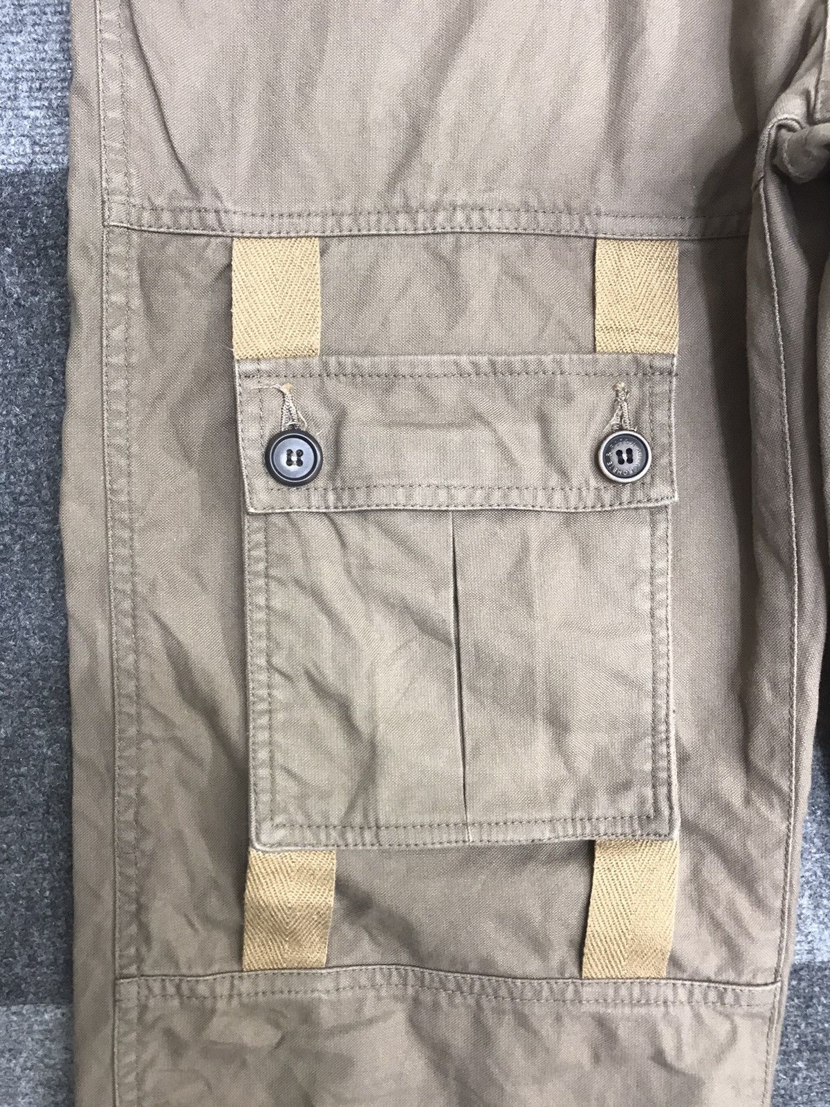 Japanese Brand × PPFM Archival PPFM Japan Very Rare Multipocket Cropped Cargo Pant Size US 33 - 3 Thumbnail
