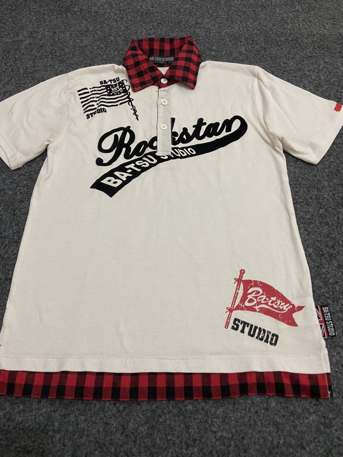 If Six Was Nine Vintage Y2K batsu studio polo shirt rock star double layer Size S / US 4 / IT 40 - 2 Thumbnail