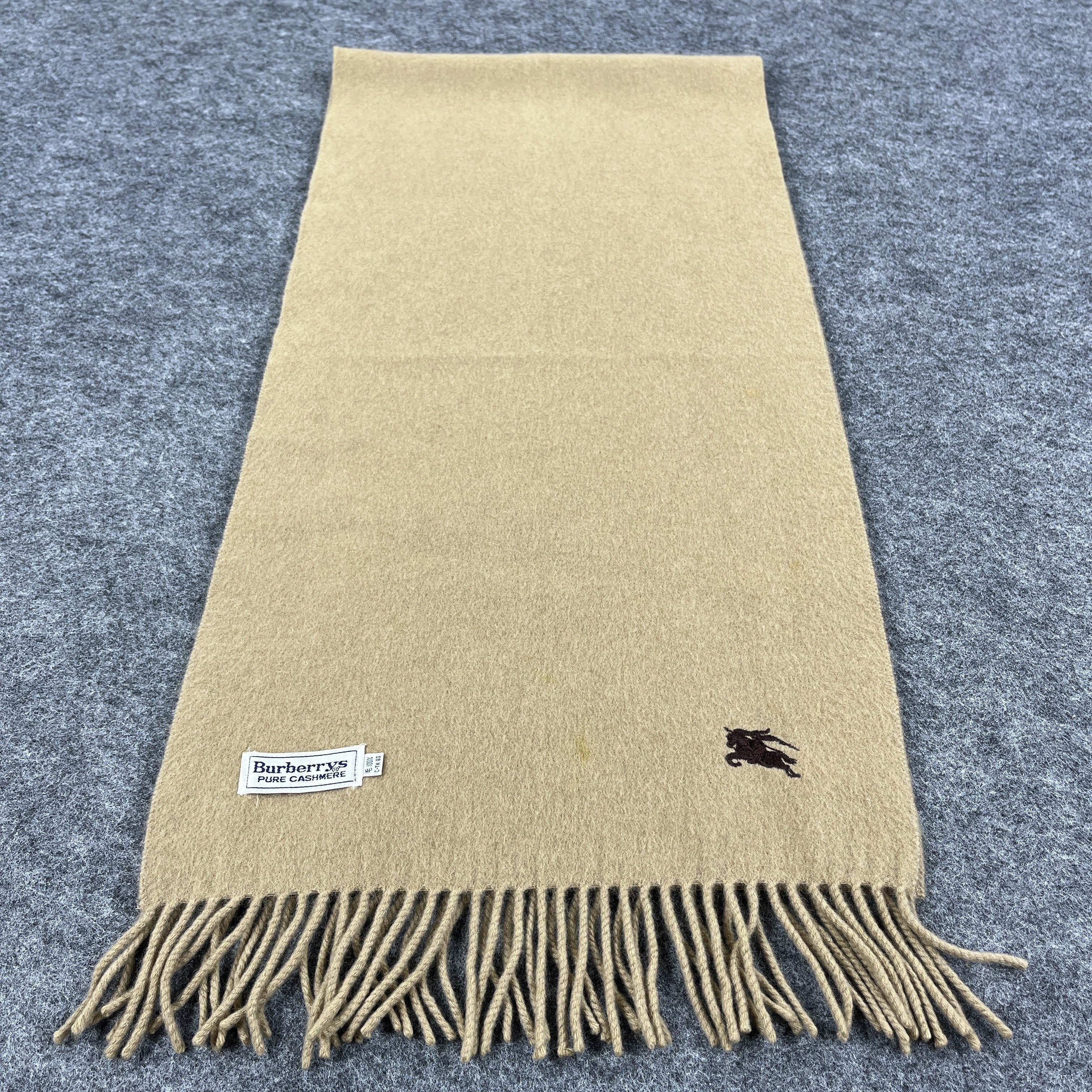 Burberry Burberry Cashmere Scarf / Muffler / Neckwear T1070 Size ONE SIZE - 2 Thumbnail