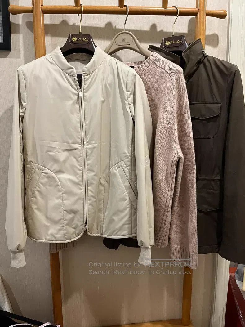 Loro Piana Loro Piana Beige windproof jacket coat Size XS / US 0-2 / IT 36-38 - 1 Thumbnail