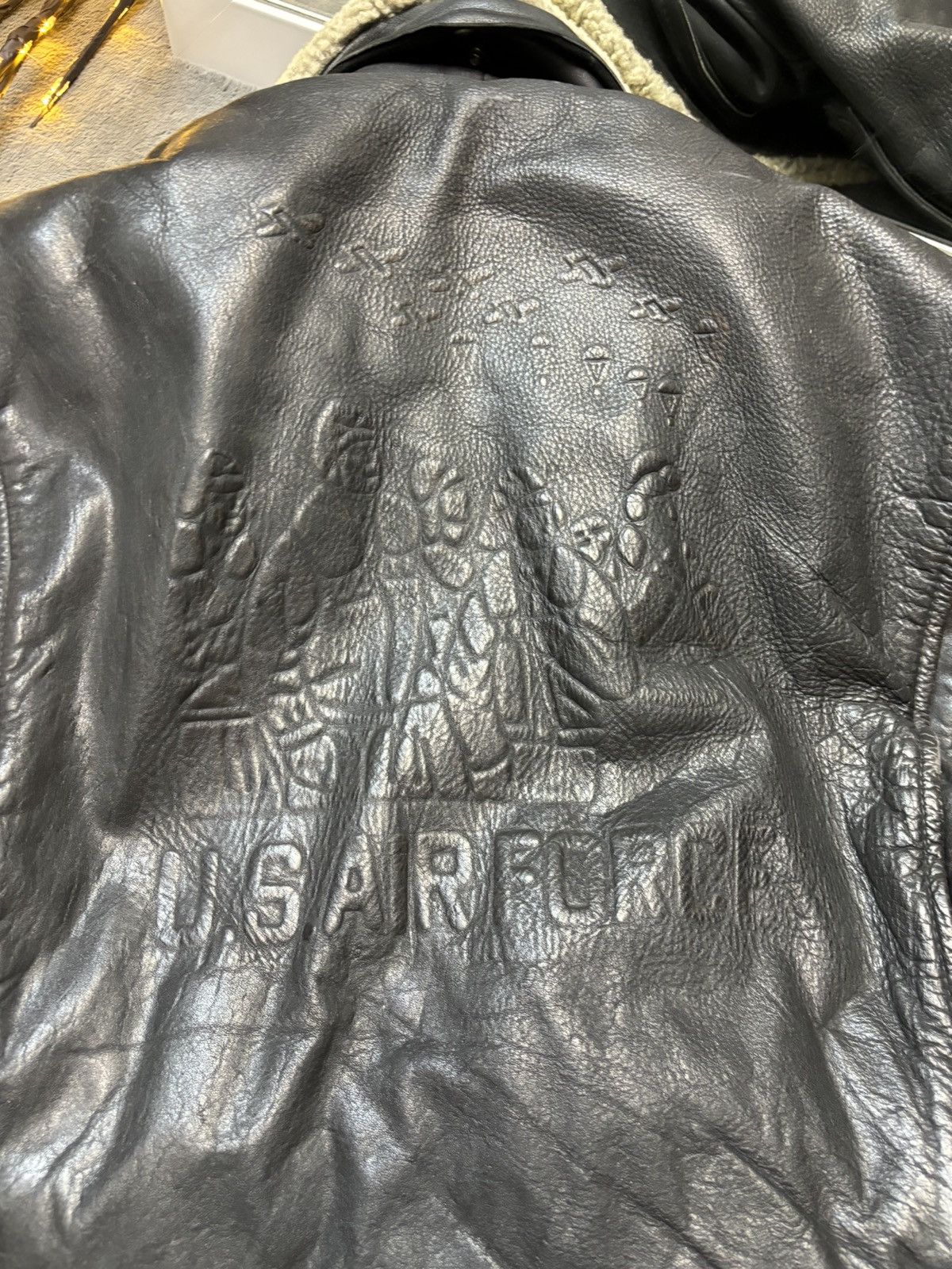 Big Star × If Six Was Nine × Vintage Vintage Aviator Leather Bomber Big Star U.S Army Air Force 8 Size US L / EU 52-54 / 3 - 9 Thumbnail