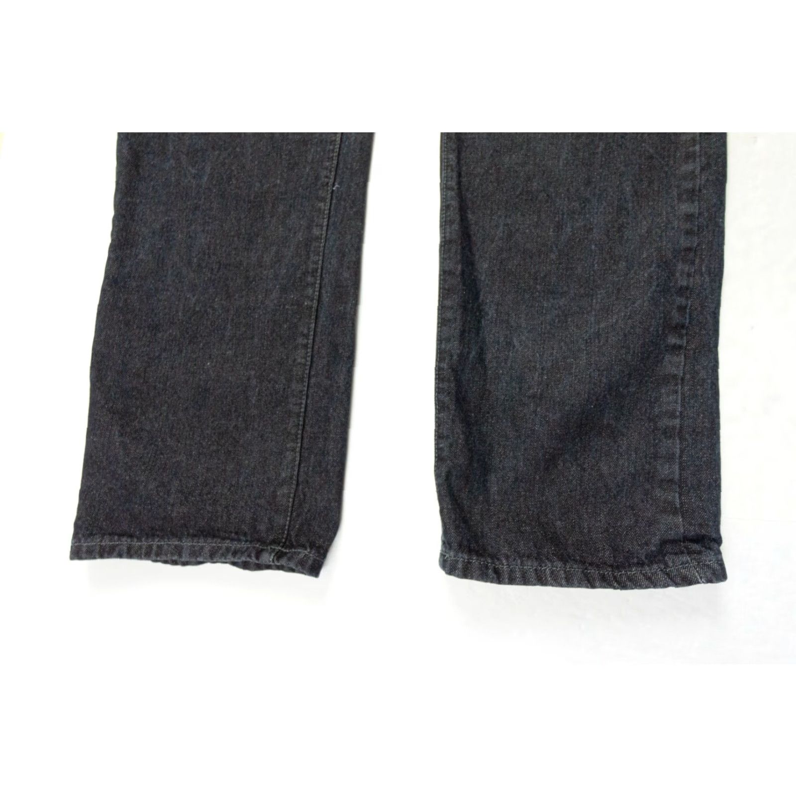 Denime VINTAGE FUSAI Jeans Men 5-Pocket Denim Pants 44x33 Black Wide-Leg Y2K Mens 44x33 Size US 44 / EU 60 - 3 Thumbnail