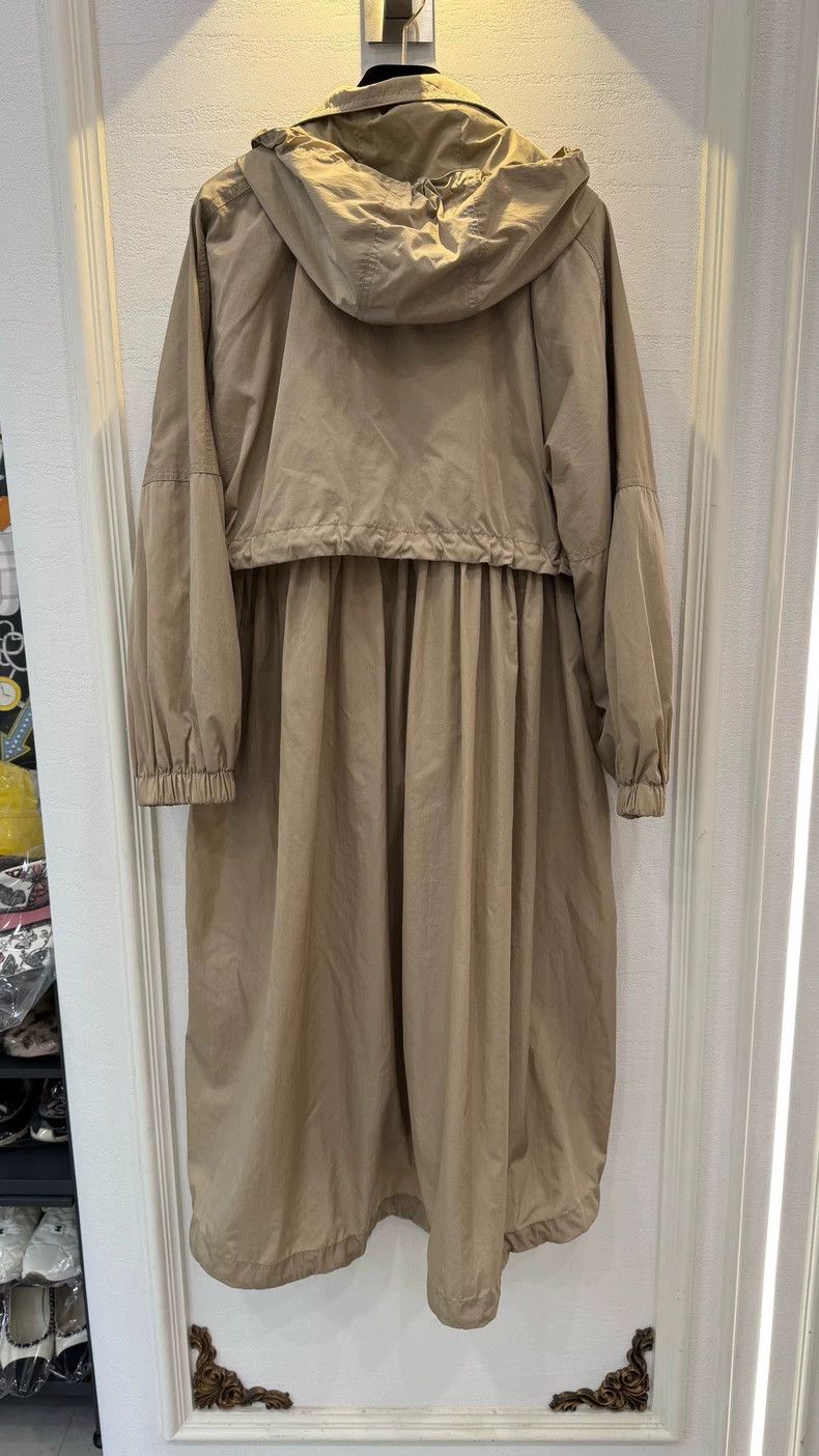 Max Mara Max Mara Khaki Long Trench Coat Size S / US 4 / IT 40 - 2 Thumbnail