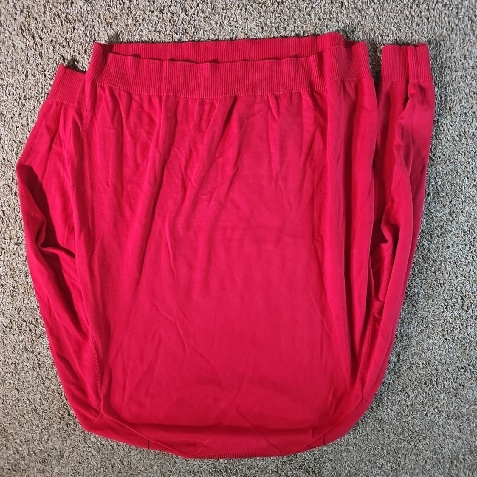 Tommy Hilfiger Tommy Hilfiger XXL V Neck Sweater Long Sleeve Red Logo Size US XXL / EU 58 / 5 - 6 Thumbnail