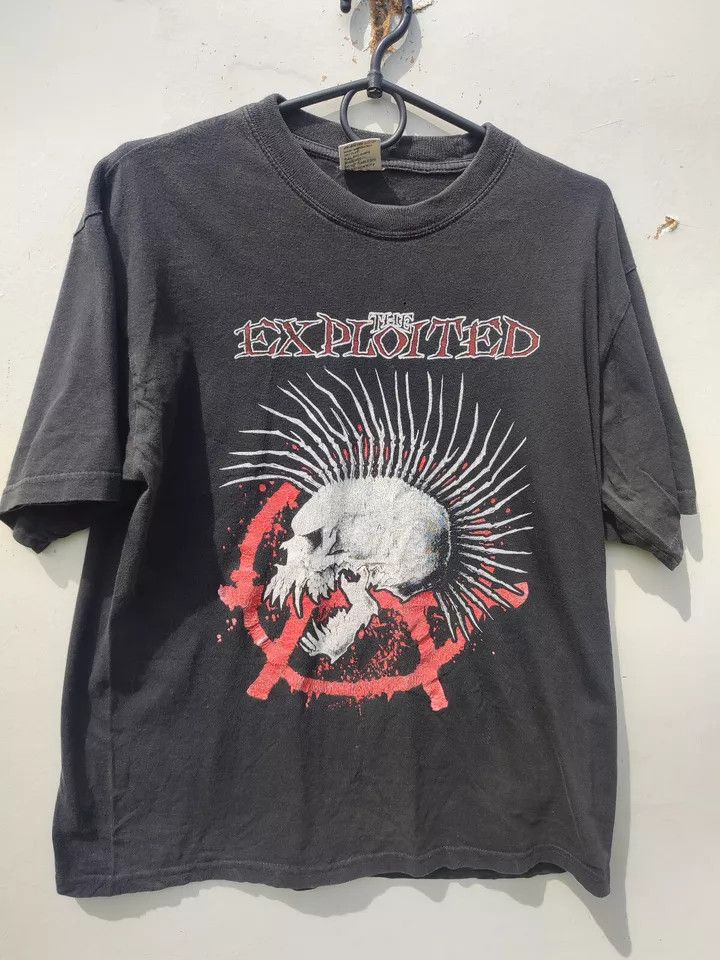 Vintage Rare The Exploited vintage shirt size L Size US L / EU 52-54 / 3 - 13 Thumbnail