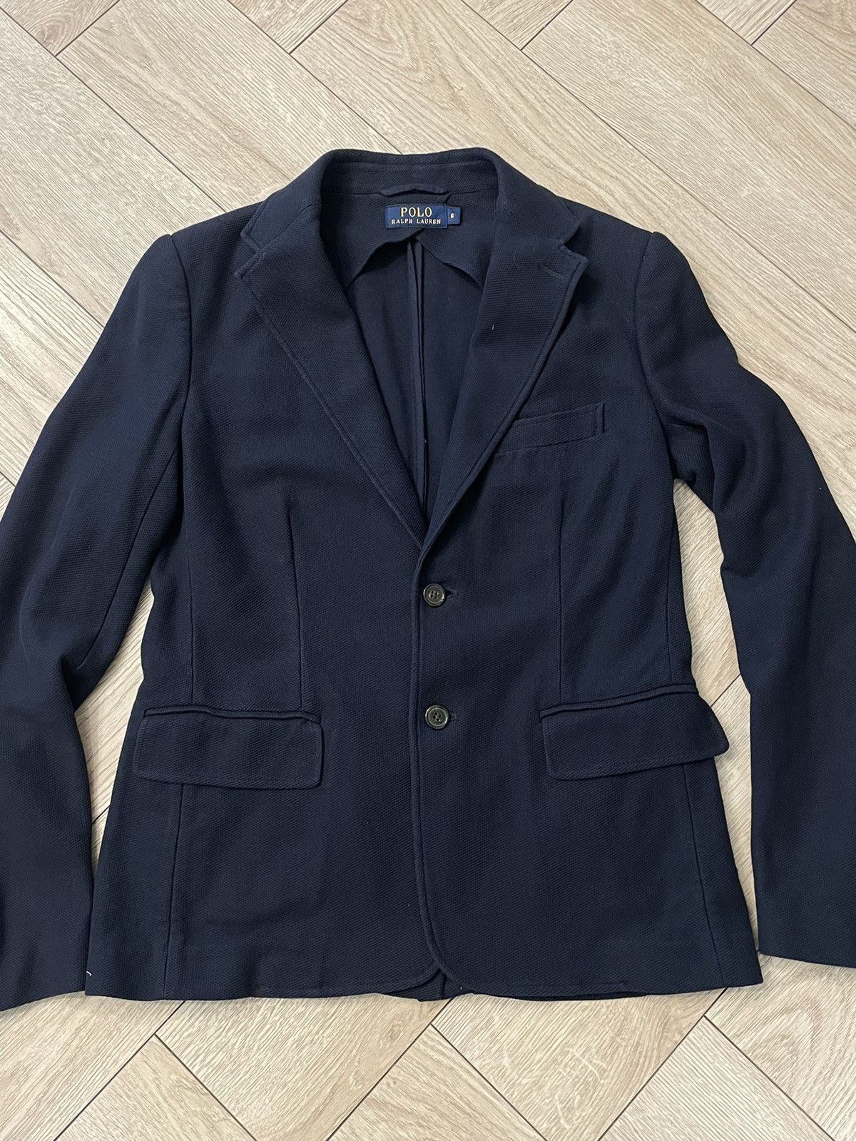 Polo Ralph Lauren Polo Ralph Lauren Soft Stretch Cotton Women's Blazer in Blue Size S / US 4 / IT 40 - 1 Thumbnail