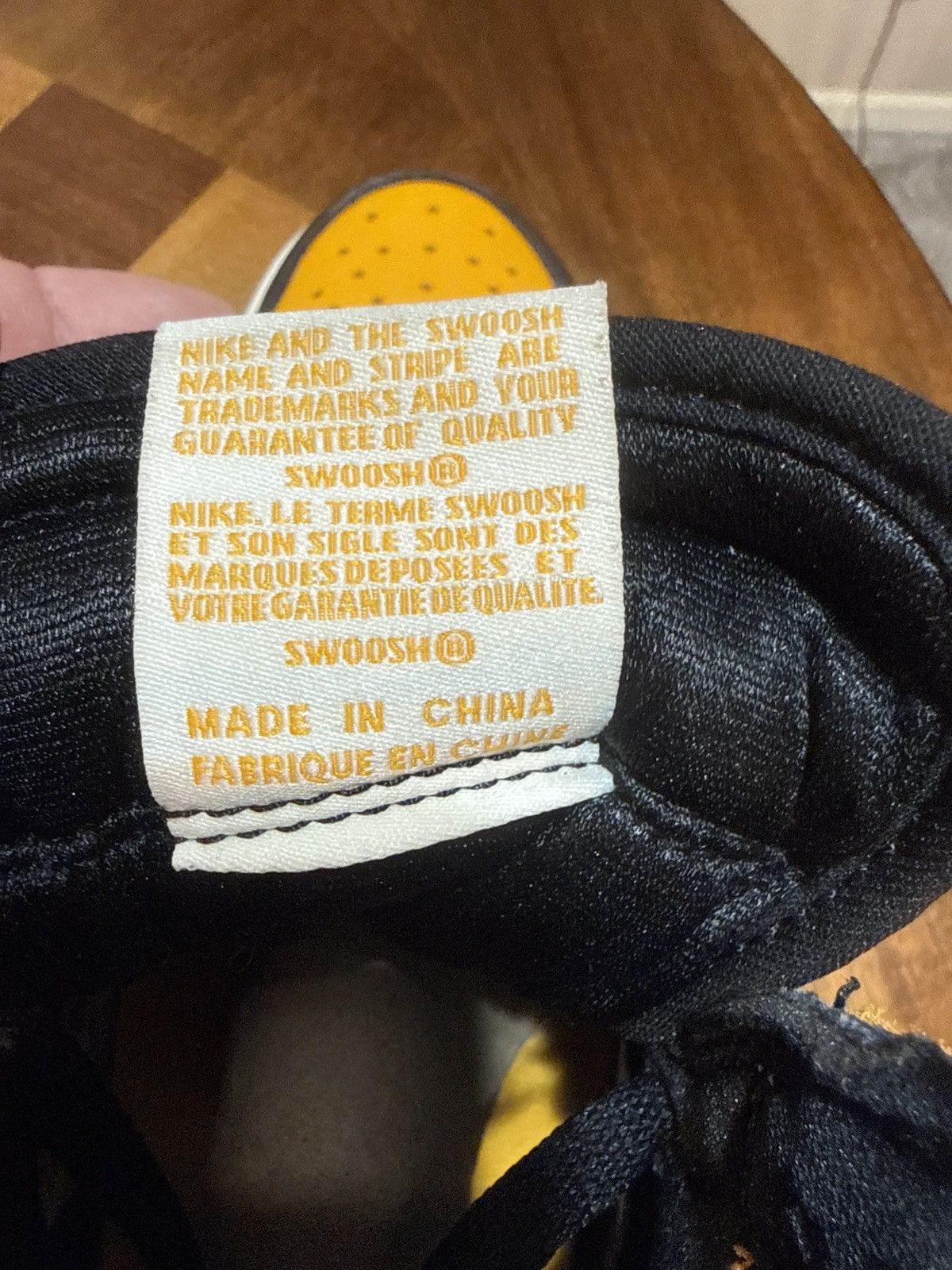 Nike Nike Air Jordan 1 Mid Taxi Black Yellow Men’s Size10.5 Size US 10.5 / EU 43-44 - 9 Thumbnail