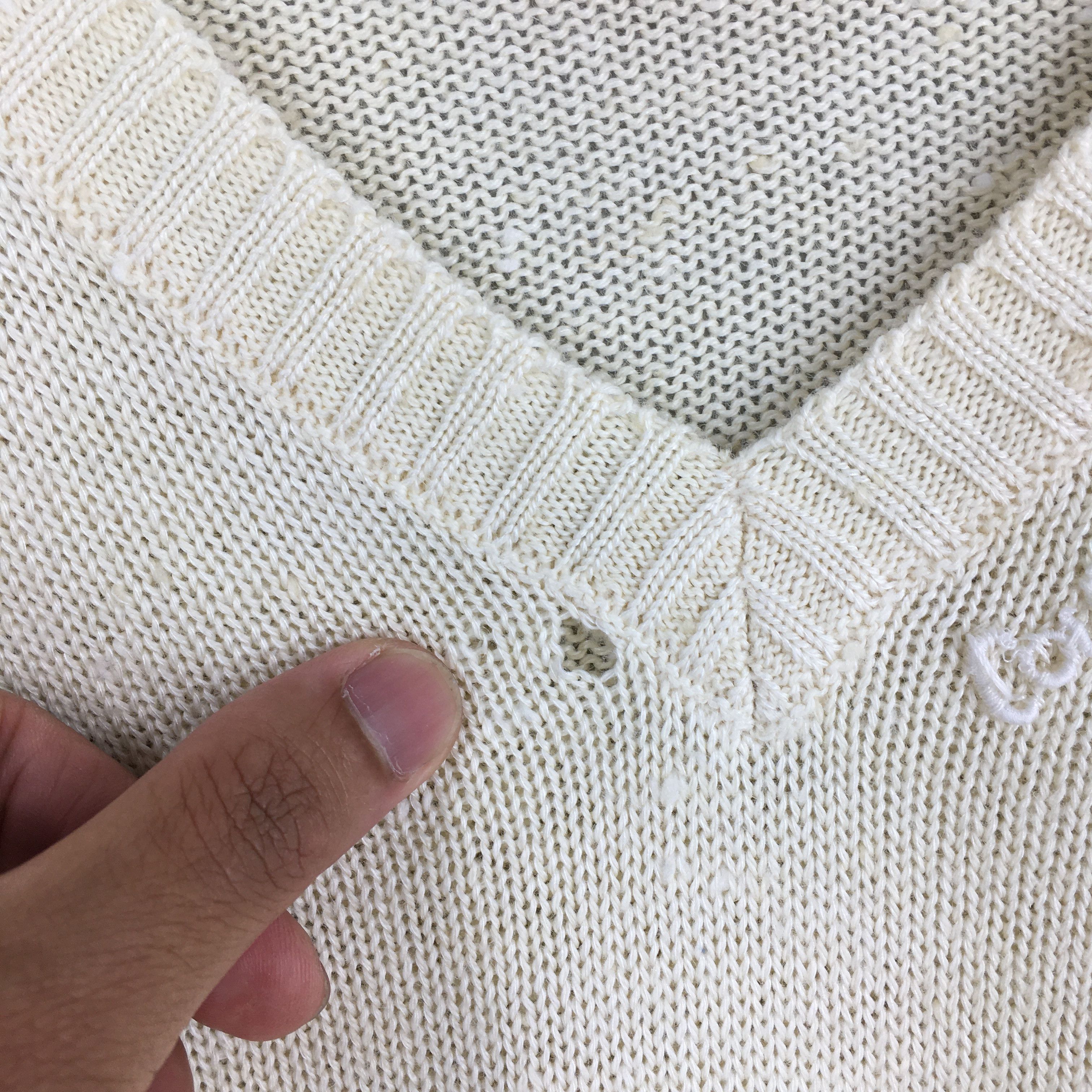 Courreges Vintage 70s Courreges Paris Wool Sweater XSmall Size US XS / EU 42 / 0 - 5 Thumbnail