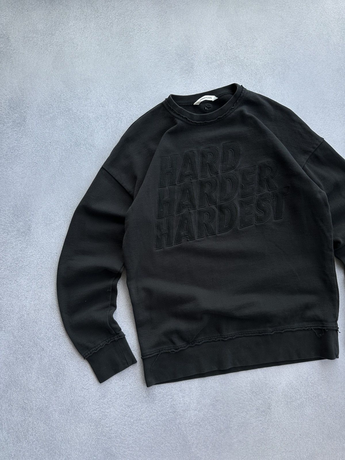 Zadig & Voltaire Zadig & Voltaire Scott Bis Sweatshirt Hard Harder Hardest Size US M / EU 48-50 / 2 - 4 Thumbnail