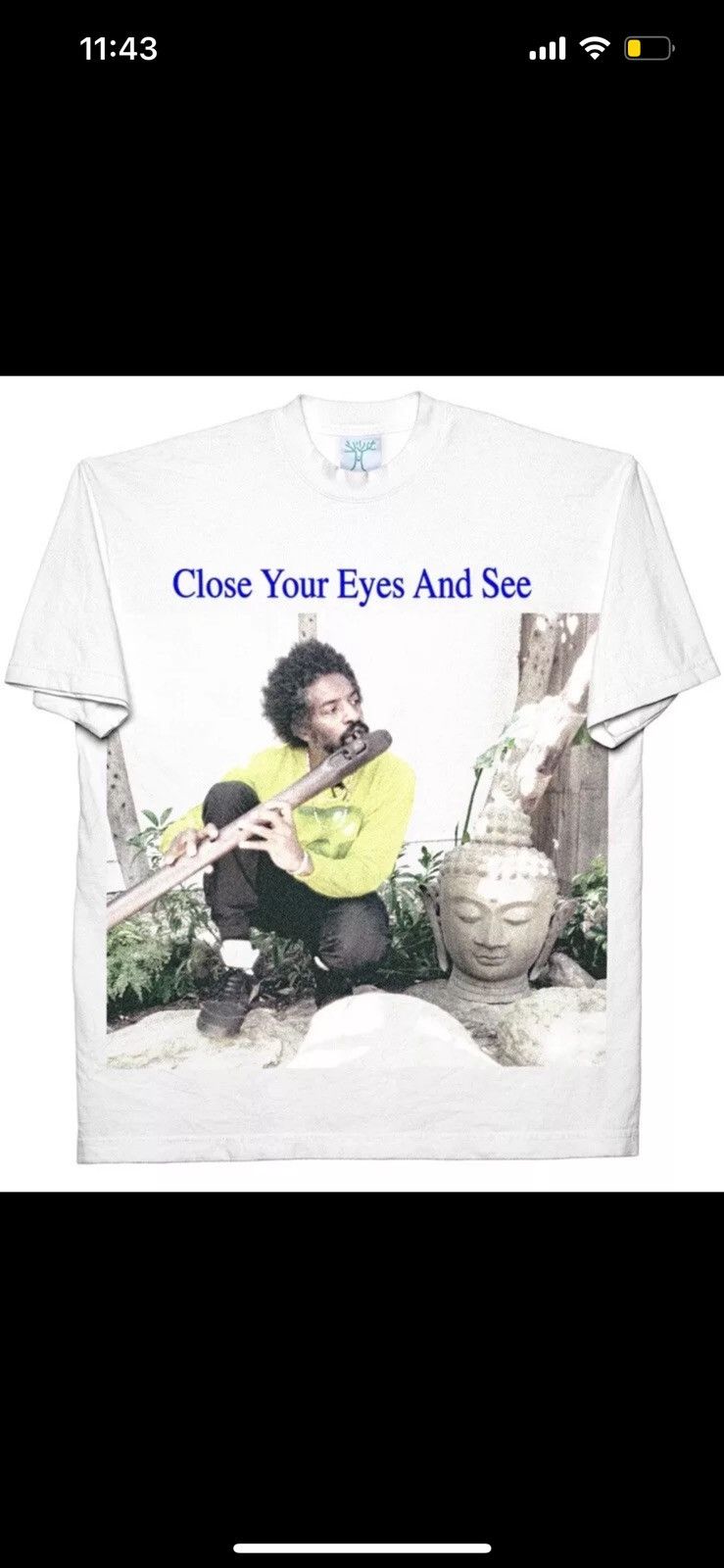 Online Ceramics Andre 3000 Online Ceramics New Blue Sun Tour Eyes T Shirt Size US S / EU 44-46 / 1 - 2 Thumbnail