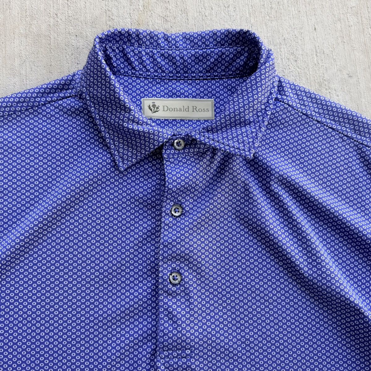 Donald Ross Donald Ross Golf Polo Shirt Men Size Large All Over Print Size US L / EU 52-54 / 3 - 2 Thumbnail