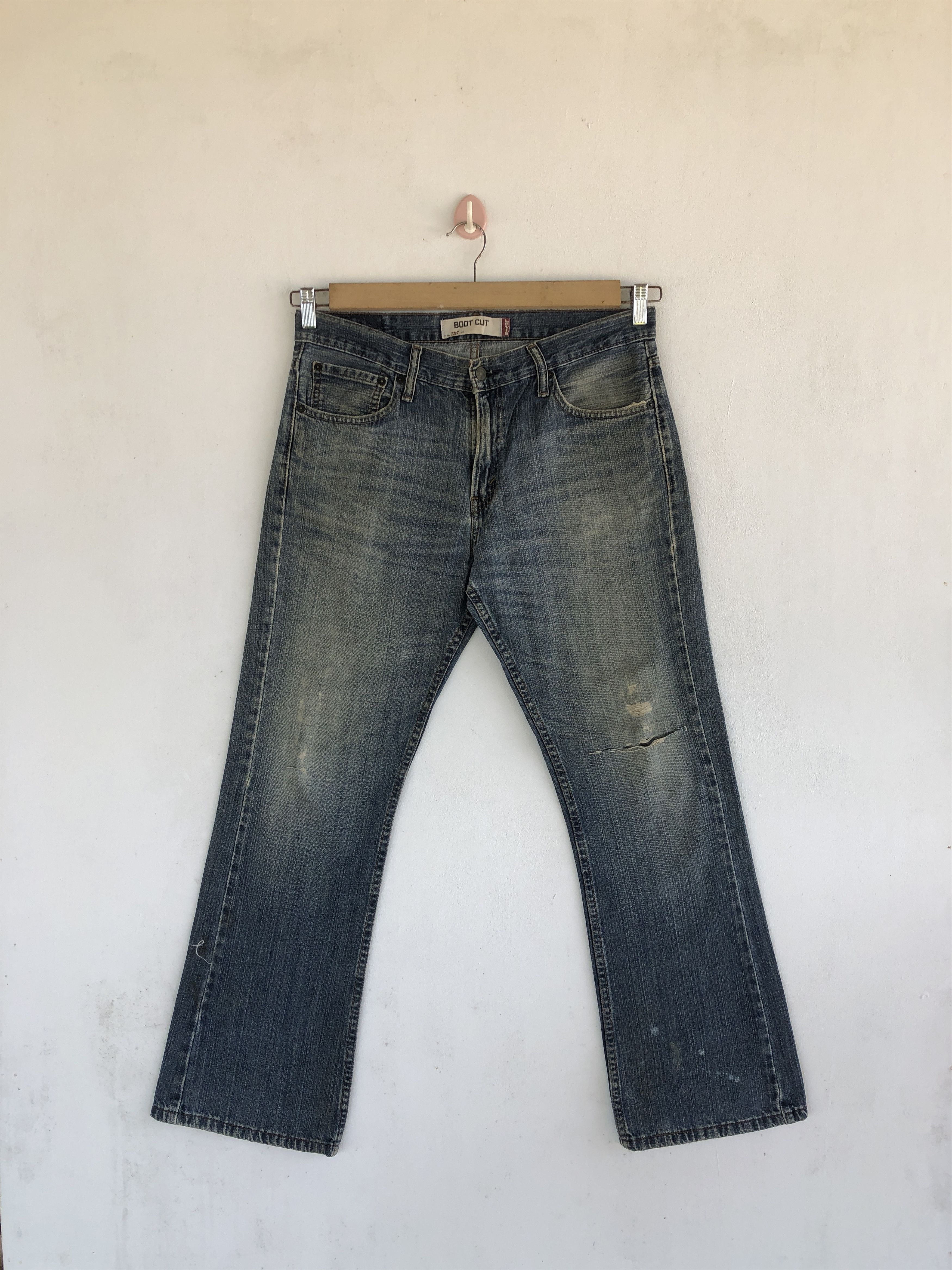 Levi's Vintage Levis 527 Bootcut Jeans Distress Levi's Flare Denim Size US 32 / EU 48 - 1 Thumbnail