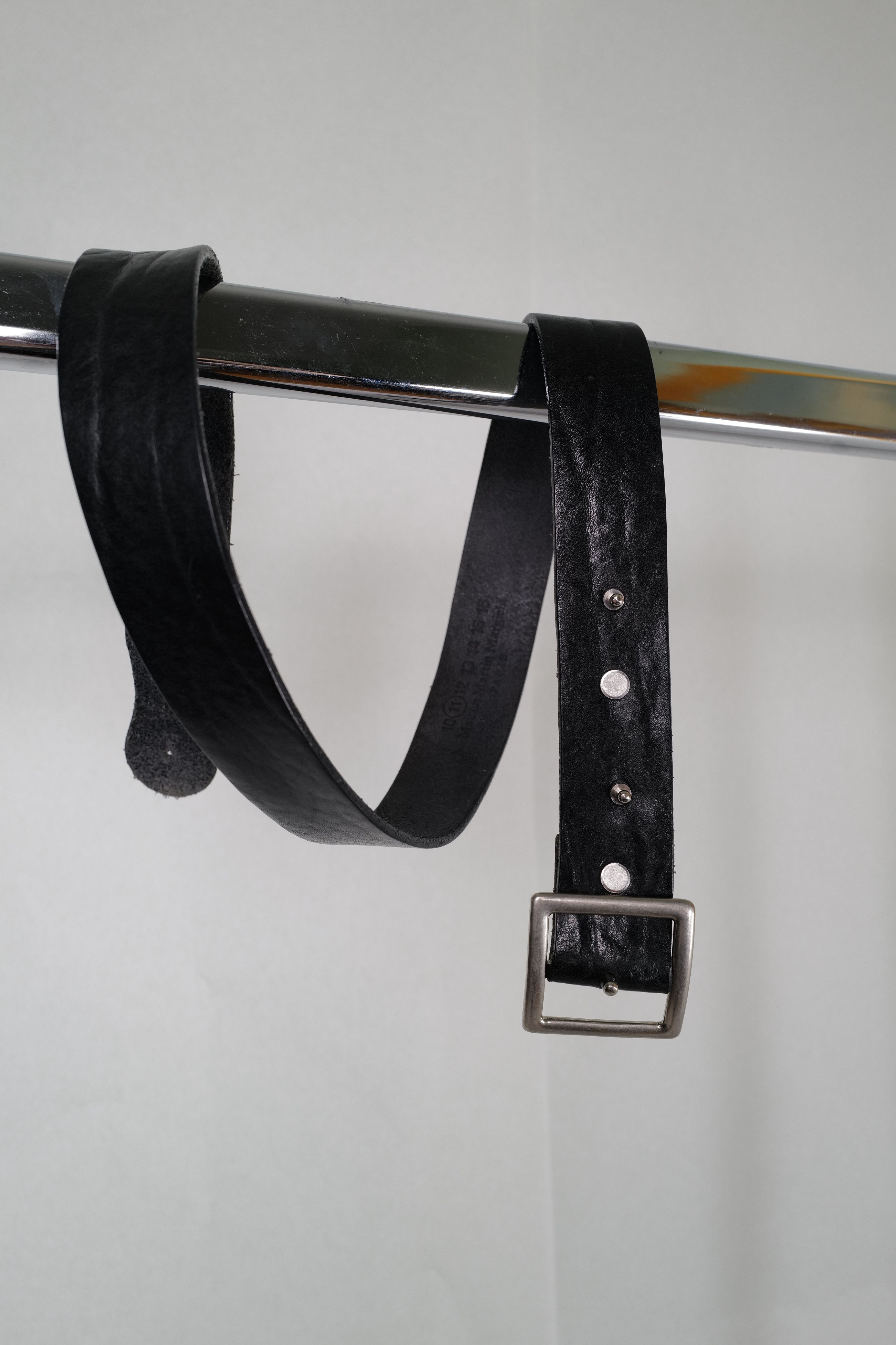 Maison Margiela Martin Margiela "Leather Belt" Size ONE SIZE - 11 Thumbnail