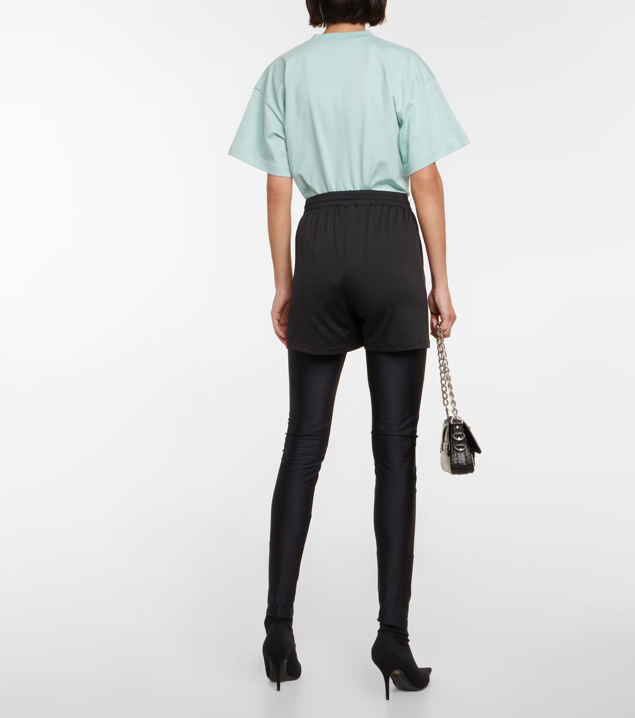 Balenciaga o1in1g0724 Swim Short in Black Size 26" / US 2 / IT 38 - 3 Thumbnail