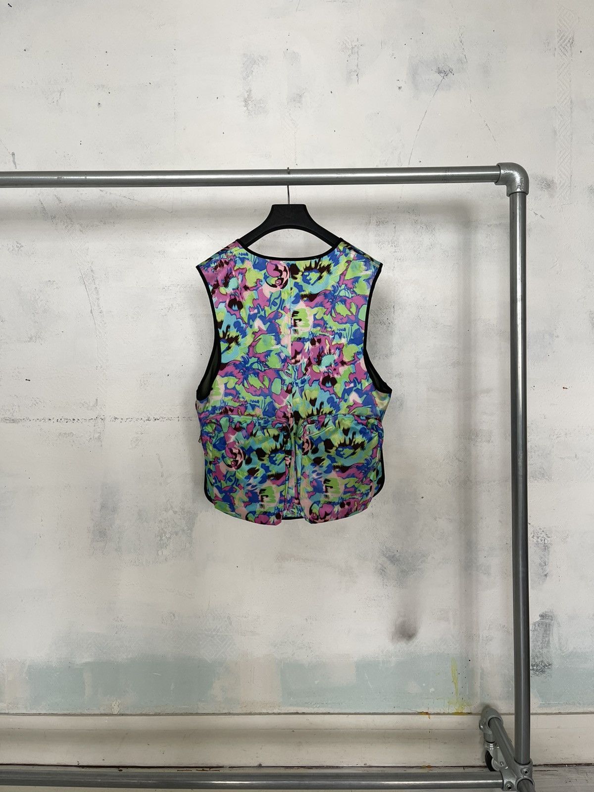 Dries Van Noten Dries van Noten Satin Multicoloured Utility Vest Size US M / EU 48-50 / 2 - 3 Thumbnail