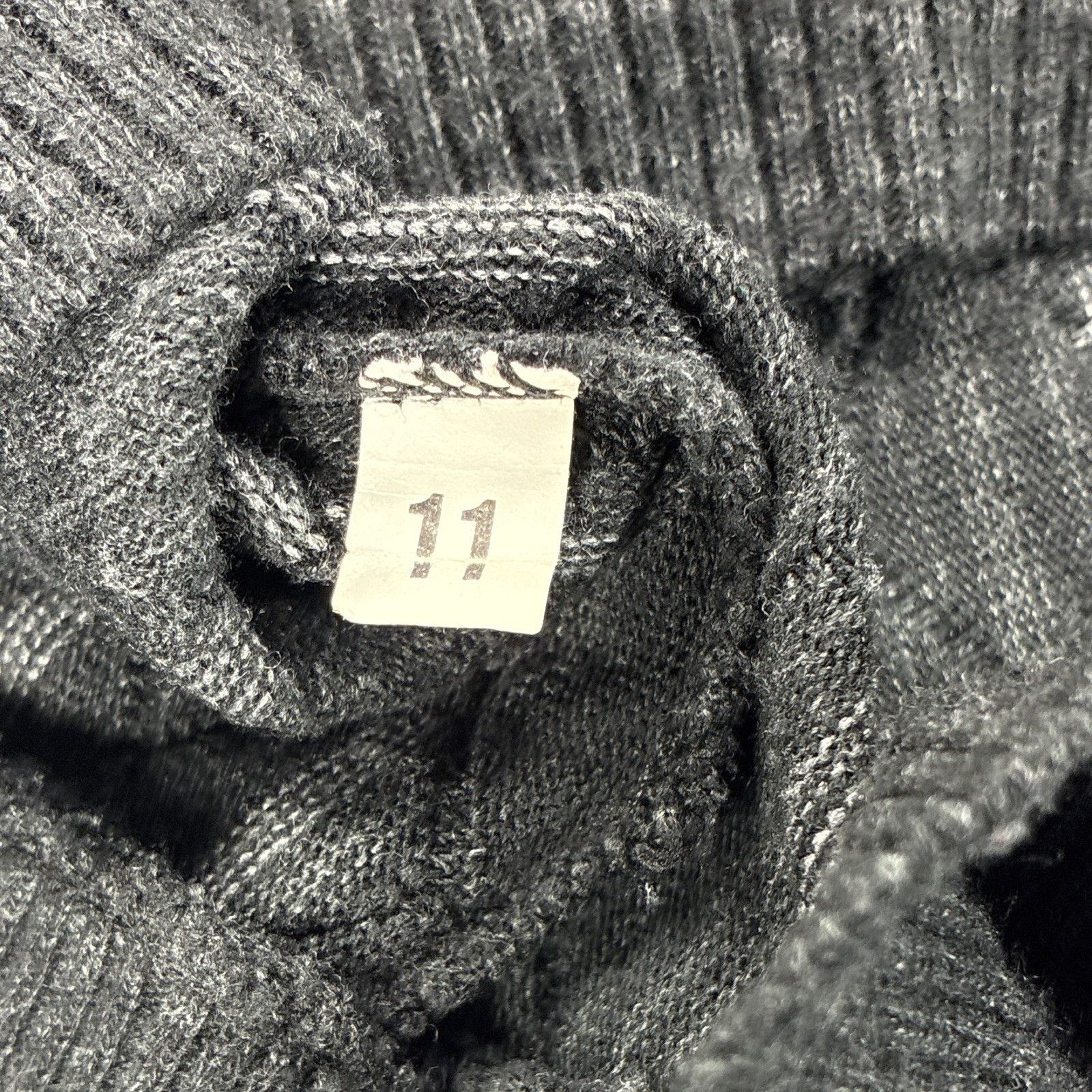 Pronto Uomo Pronto Uomo Vintage Men Size M Grey Pinstripe Knit Crewneck ...