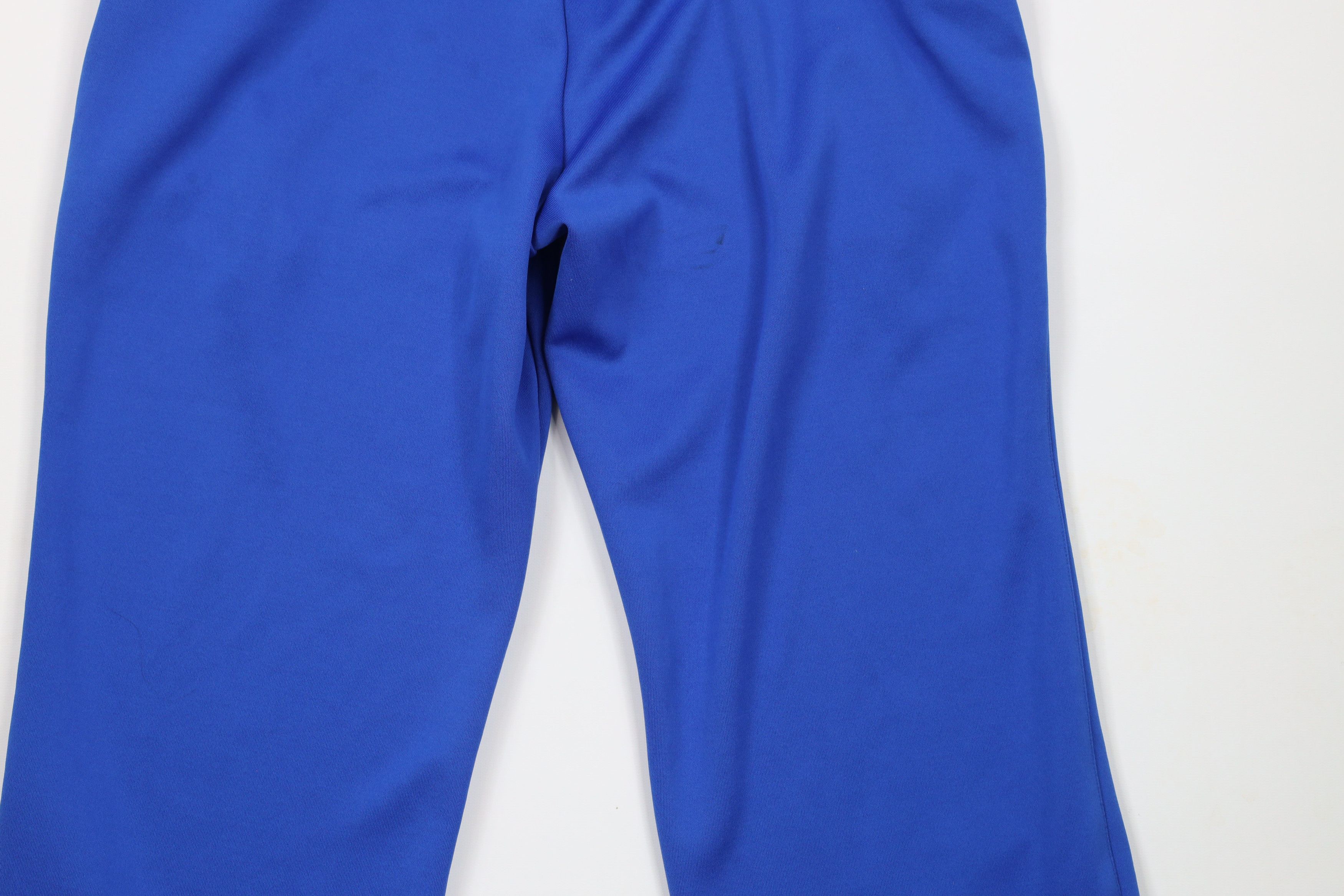 Nike × Vintage Vintage Nike Mini Swoosh Wide Leg Sweatpants Royal Blue Size US 34 / EU 50 - 11 Thumbnail