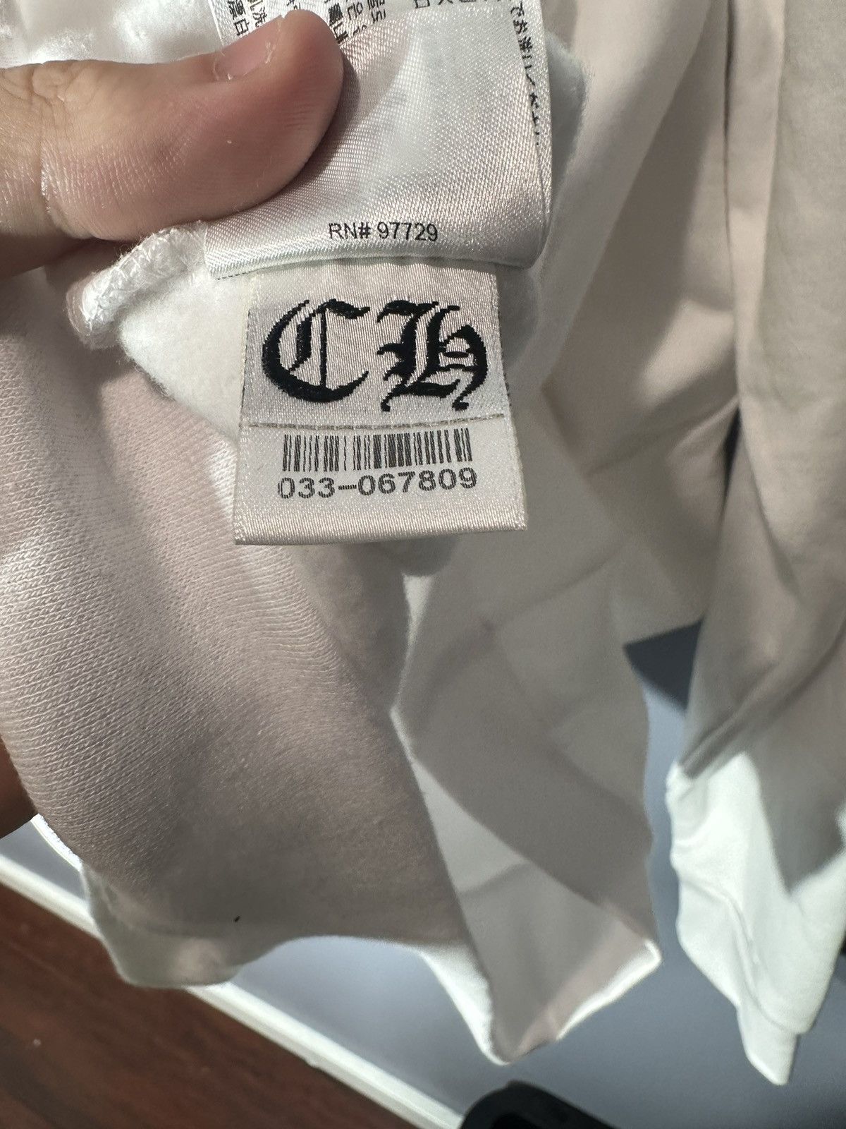 Chrome Hearts Chrome hearts white Rolling Stones online exclusive hoodie Size US L / EU 52-54 / 3 - 4 Thumbnail