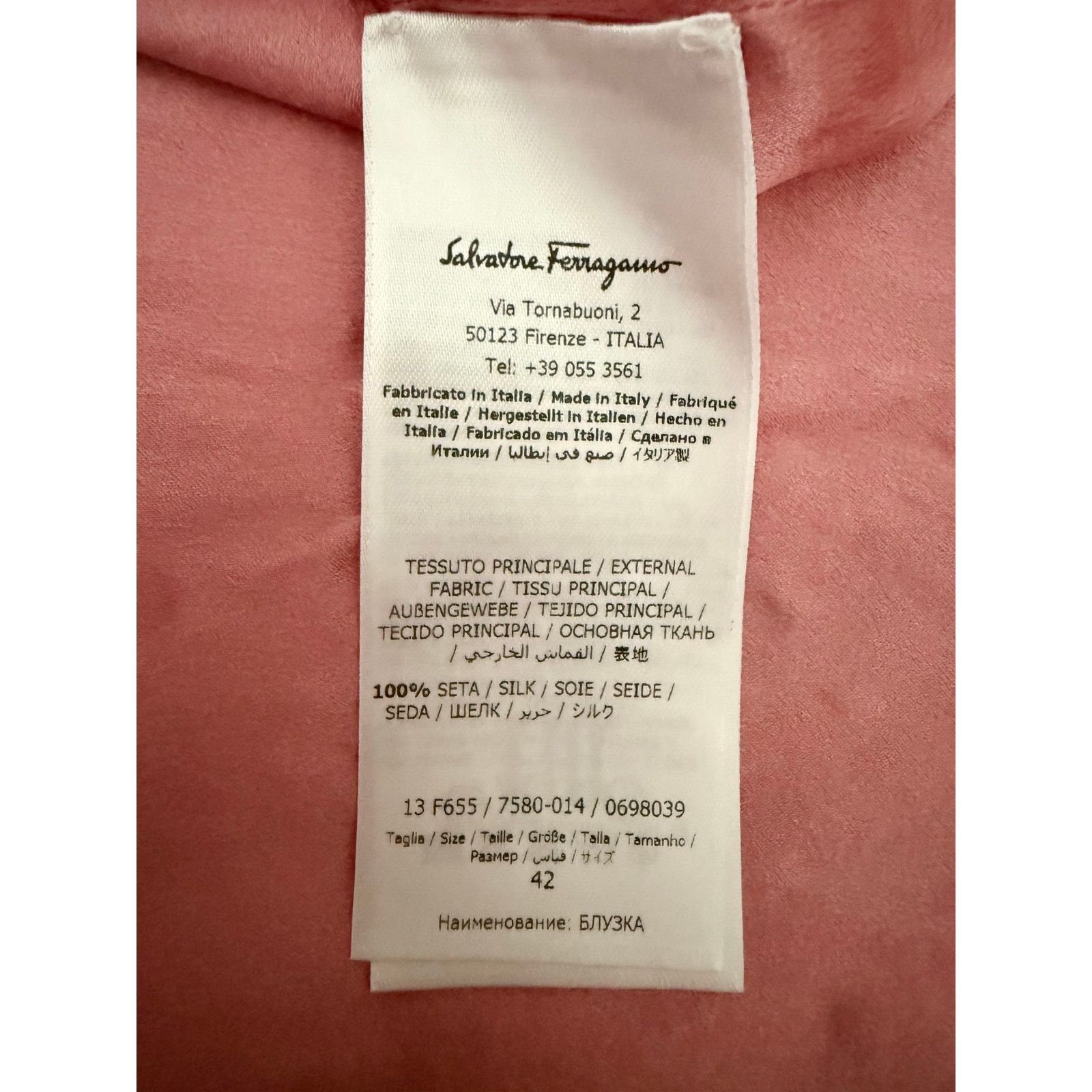 Salvatore Ferragamo Salvatore Ferragamo Silk Camisole size 42/6 US $650 Size M / US 6-8 / IT 42-44 - 8 Thumbnail