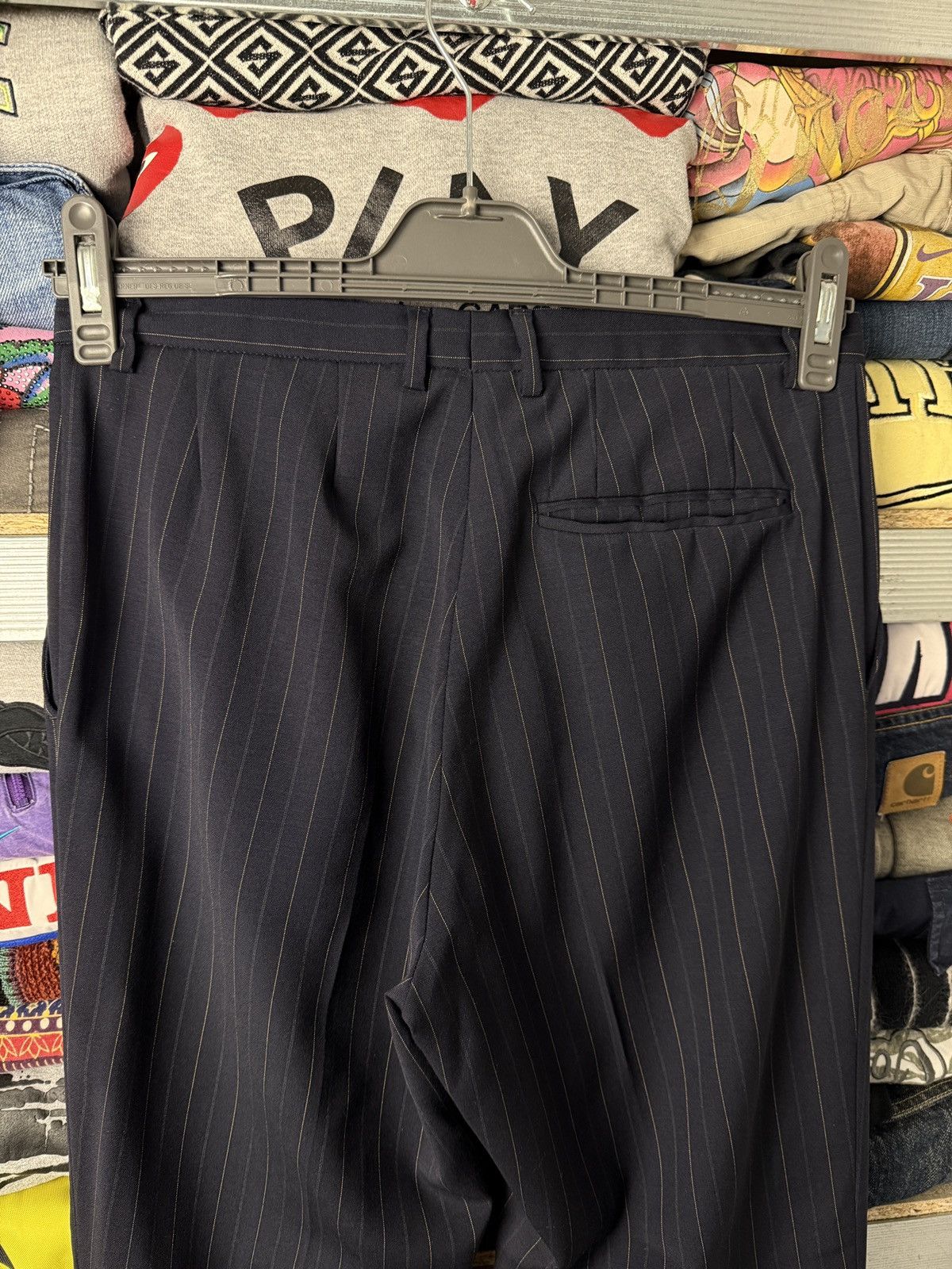 Dolce & Gabbana Dolce & Gabbana Luxury Suit Striped Size 48R - 15 Thumbnail