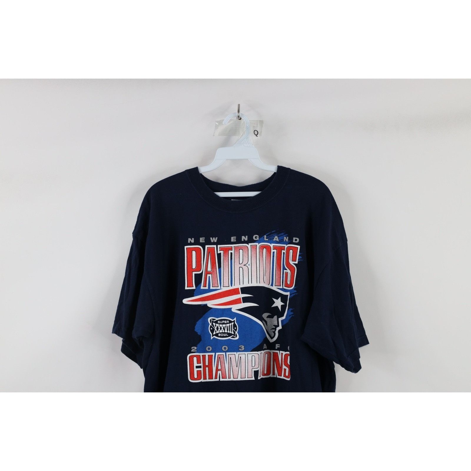 Vintage Vintage Y2K 2003 AFC Champions New England Patriots T-Shirt Size US XL / EU 56 / 4 - 2 Thumbnail