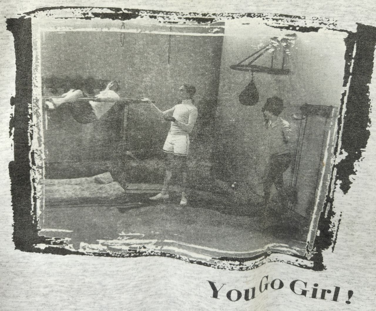 Vintage 90s Vintage You Go Girl Photo T Size US L / EU 52-54 / 3 - 2 Thumbnail