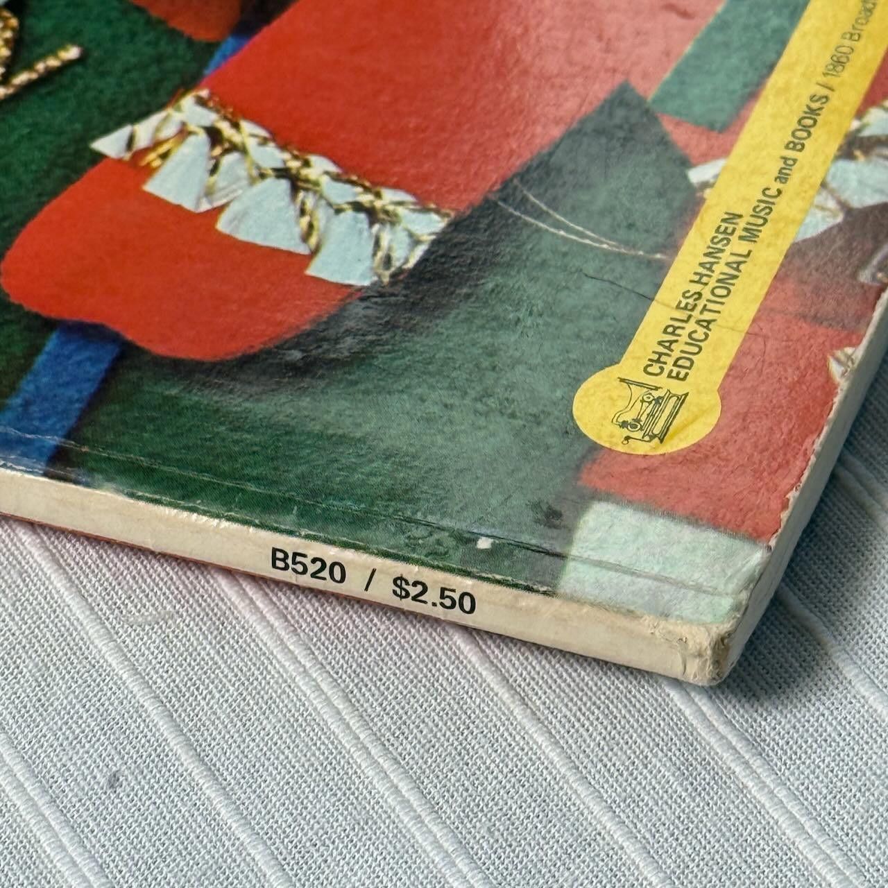 Designer Vintage 1972 Christmas Party Sheet Music Piano/Vocal Edition Size ONE SIZE - 6 Thumbnail