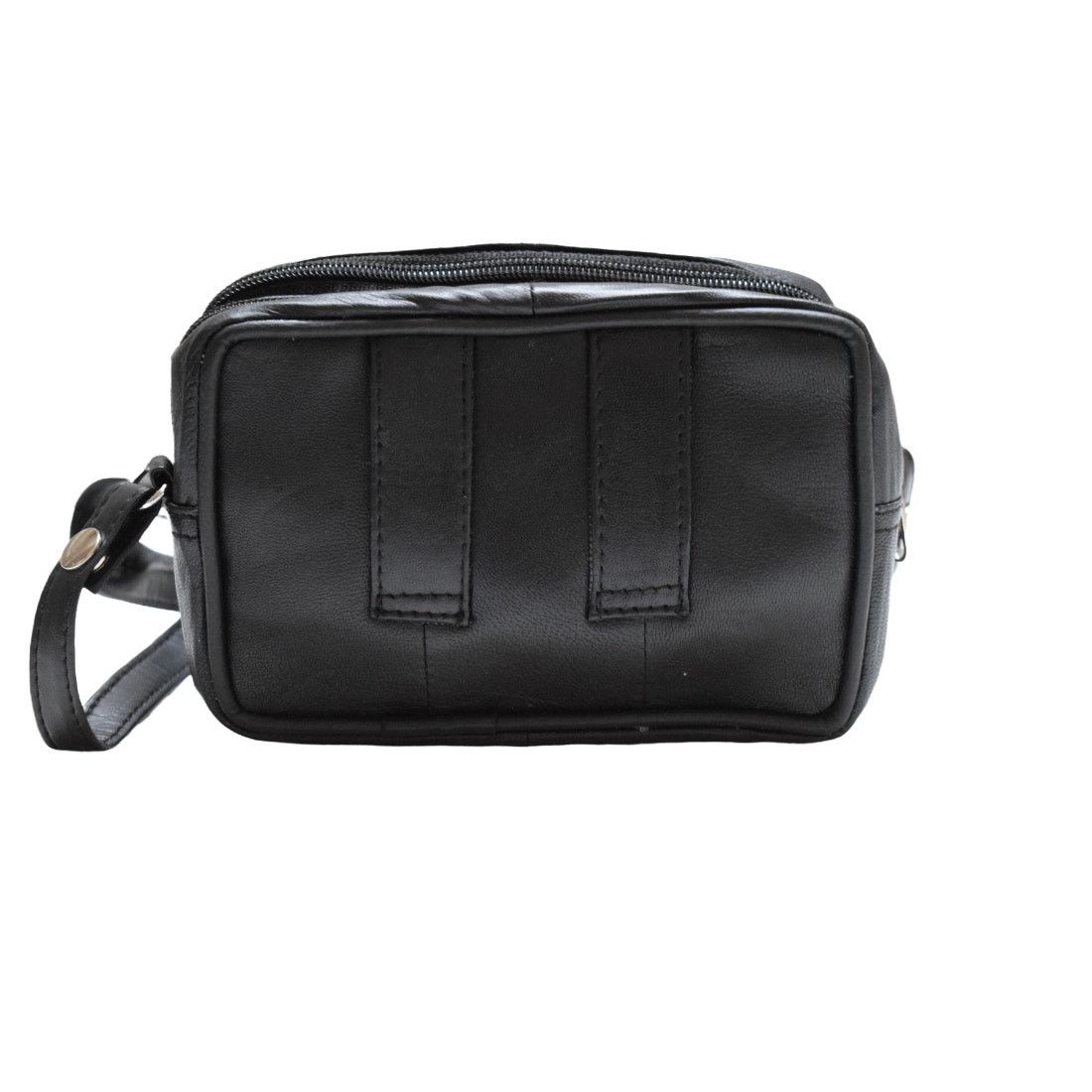 Handmade Women's Brand New Black Leather Crossbody/Belt Bag Size ONE SIZE - 1 Thumbnail
