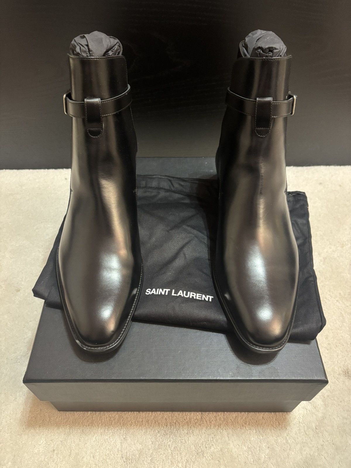 Saint Laurent Paris Wyatt Jodhpur Boots Size US 9 / EU 42 - 3 Thumbnail