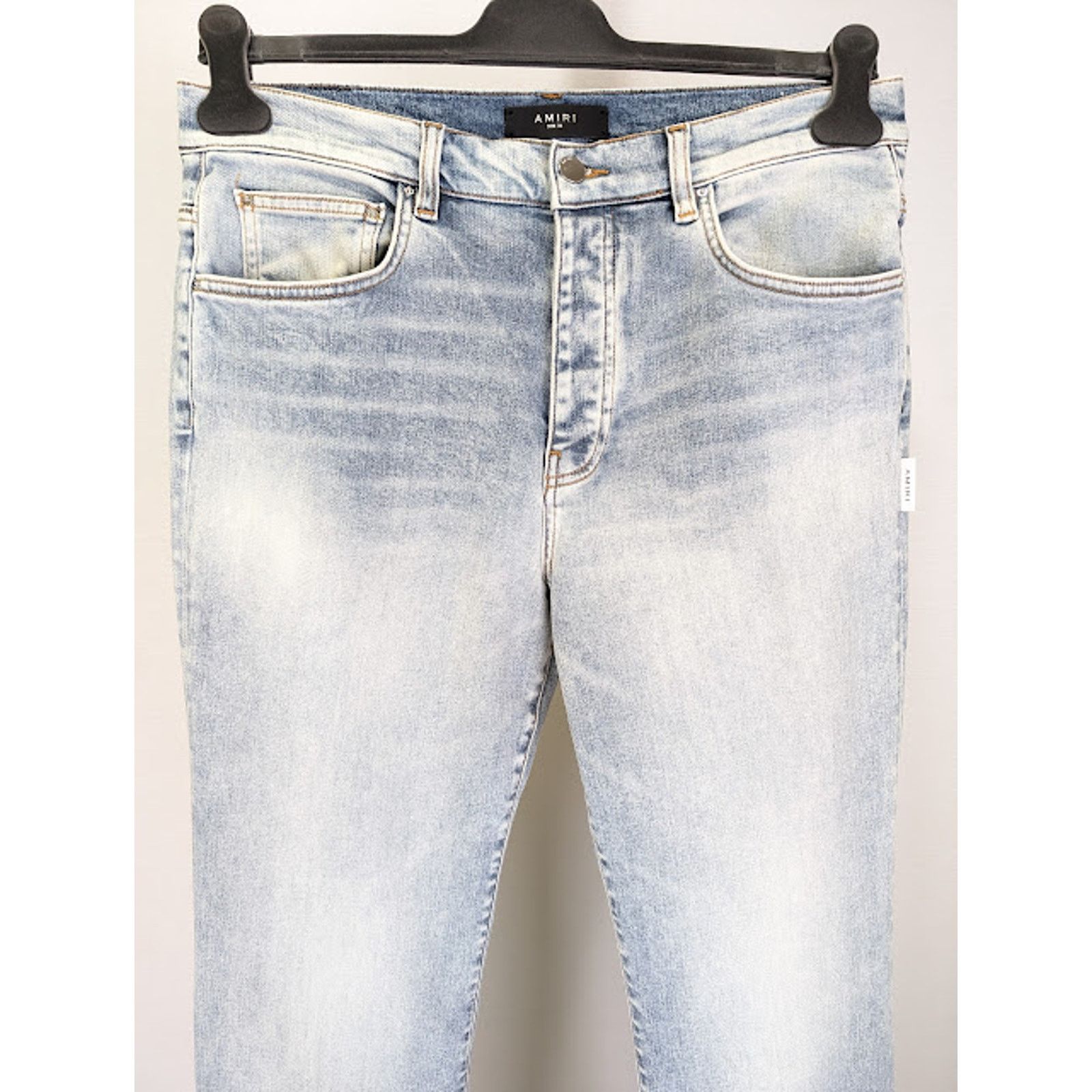 Amiri o1rshd1 Stack Flare Jeans in Stone Indigo Size US 31 - 3 Thumbnail