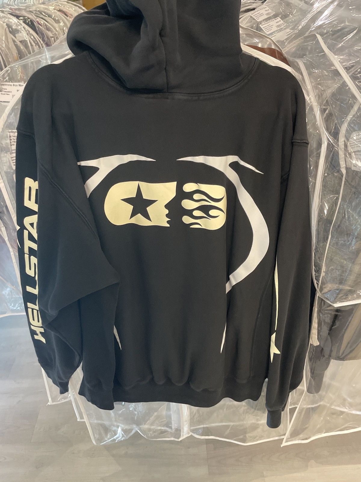 HELLSTAR Hellstar Sports Hoodie Jet Black XS | Grailed