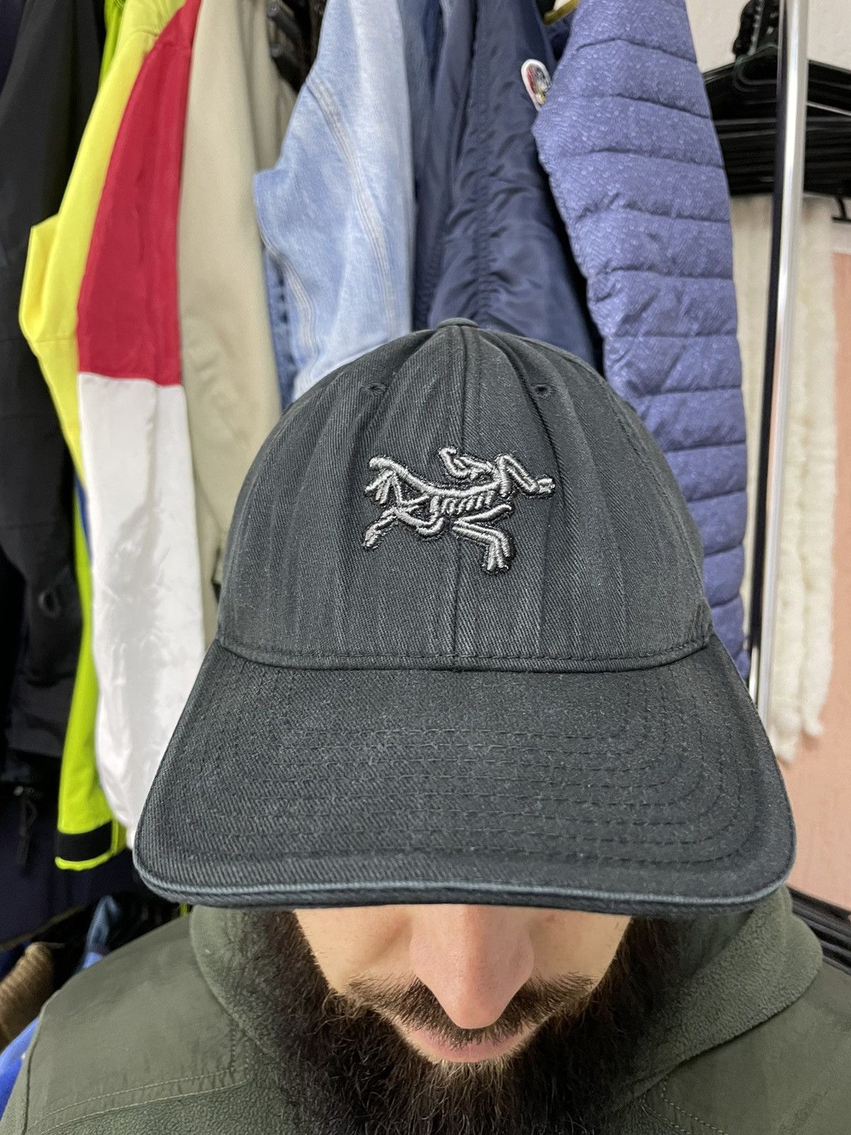 Arc'teryx × Vintage Vintage Arc’teryx Logo Cap Snapback Gorpcore Size ONE SIZE - 12 Thumbnail