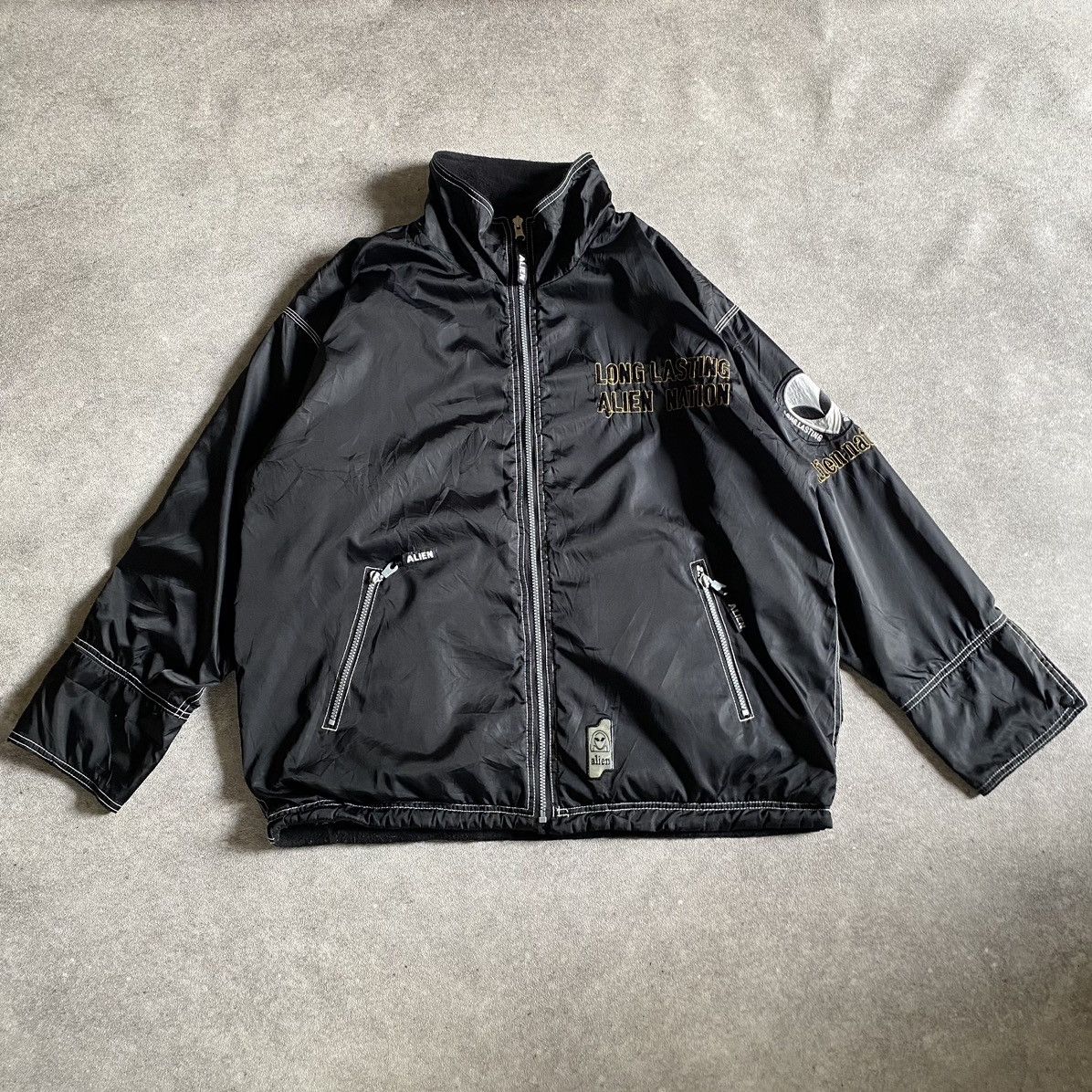 Alien Workshop 90s Alien Nation Reversible Fleece Jacket Size US XL / EU 56 / 4 - 4 Thumbnail