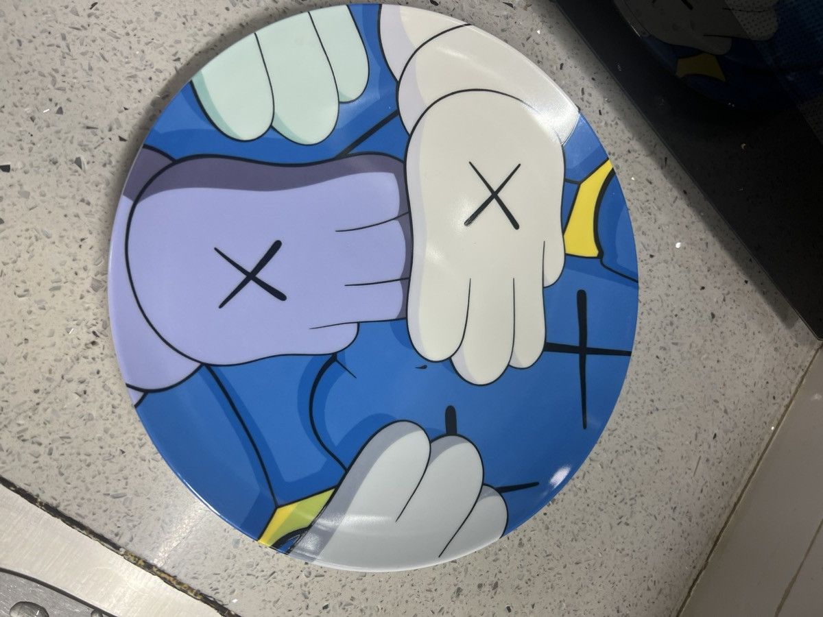 image of Kaws Plate Limited Of 250 in Blue, Men's