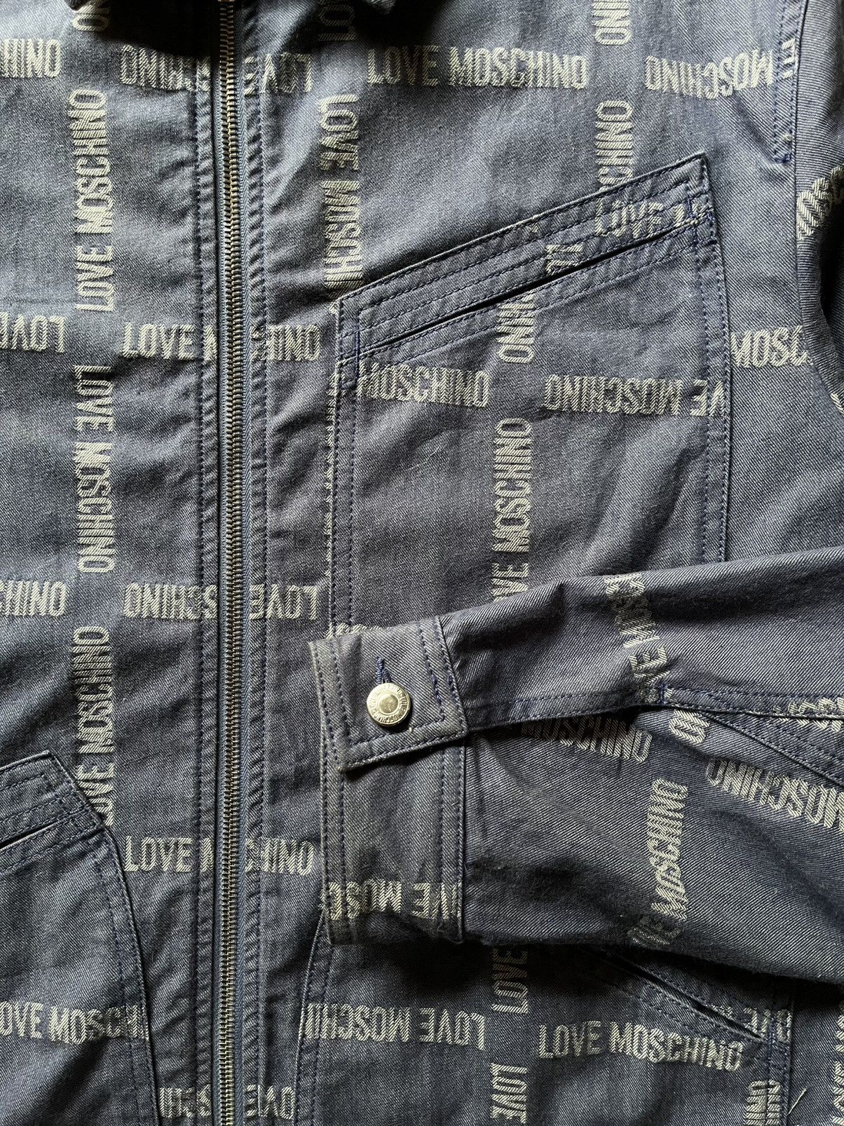 Moschino Love moschino AOP work jacket Size US XL / EU 56 / 4 - 4 Thumbnail