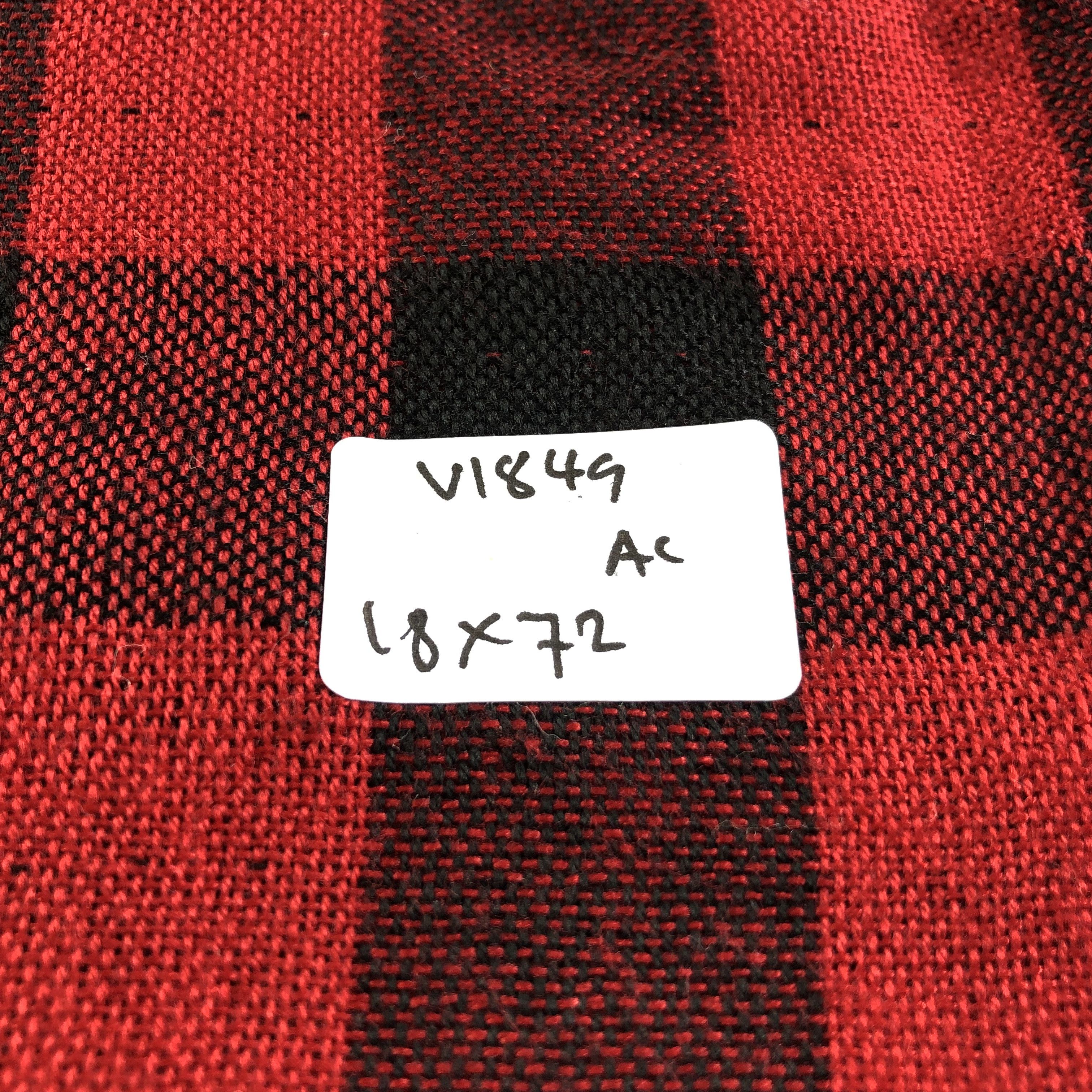 PPFM PPFM Gingham Houndstooth Wool Scarf Muffler V1849 Size ONE SIZE - 6 Thumbnail