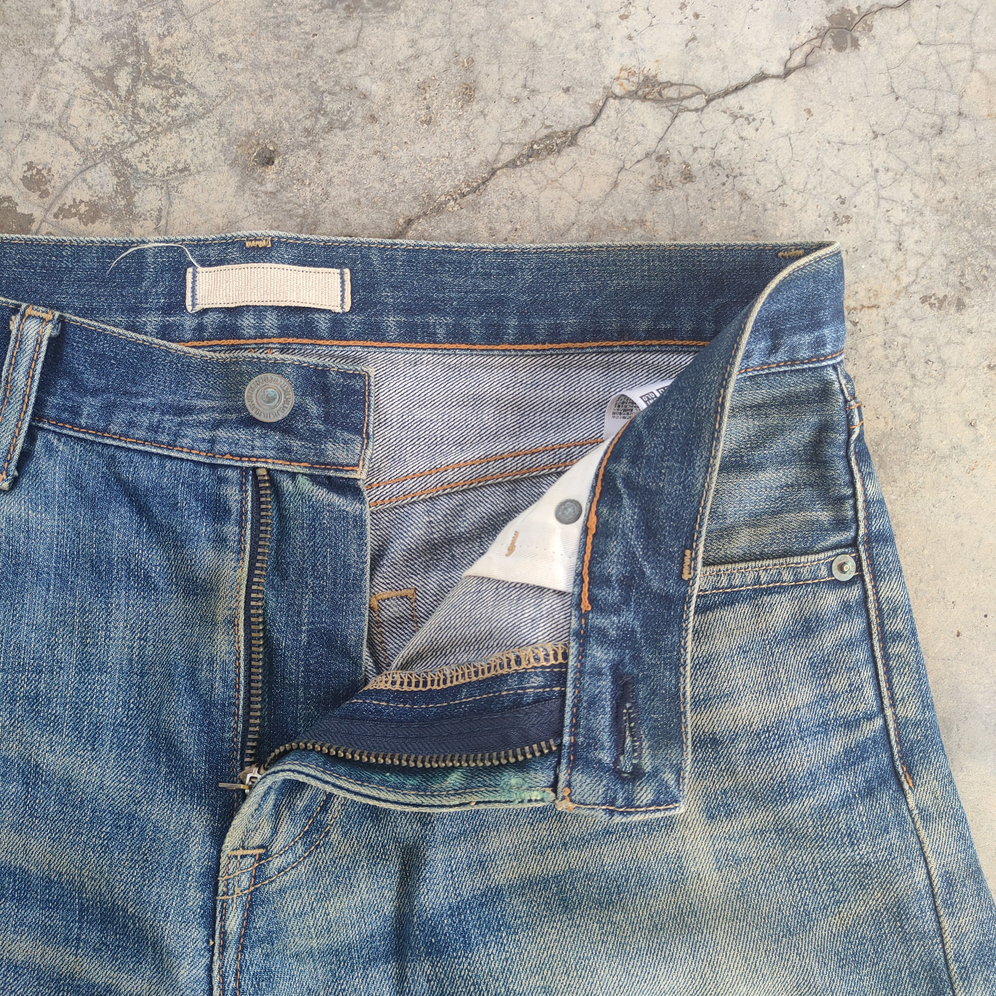Japanese Brand × Jean × Rusty VINTAGE JAPANESE RUSTY FADED JEANS DENIM PANTS Size US 32 / EU 48 - 7 Thumbnail