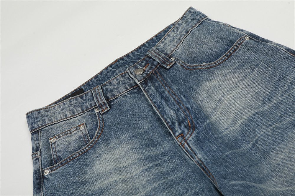Vintage American retro washed curved jeans for men Size US 32 / EU 48 - 3 Thumbnail