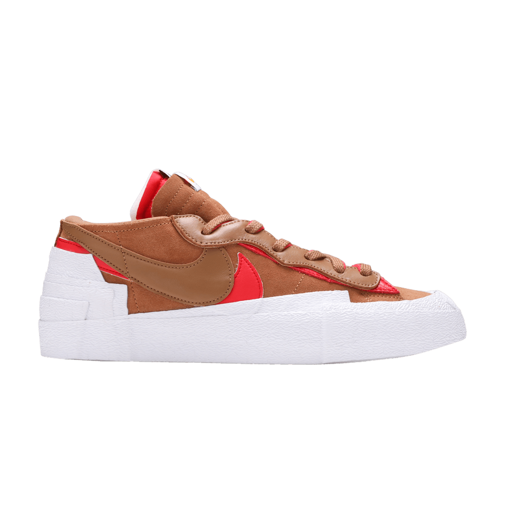 sacai x nike blazer low british tan