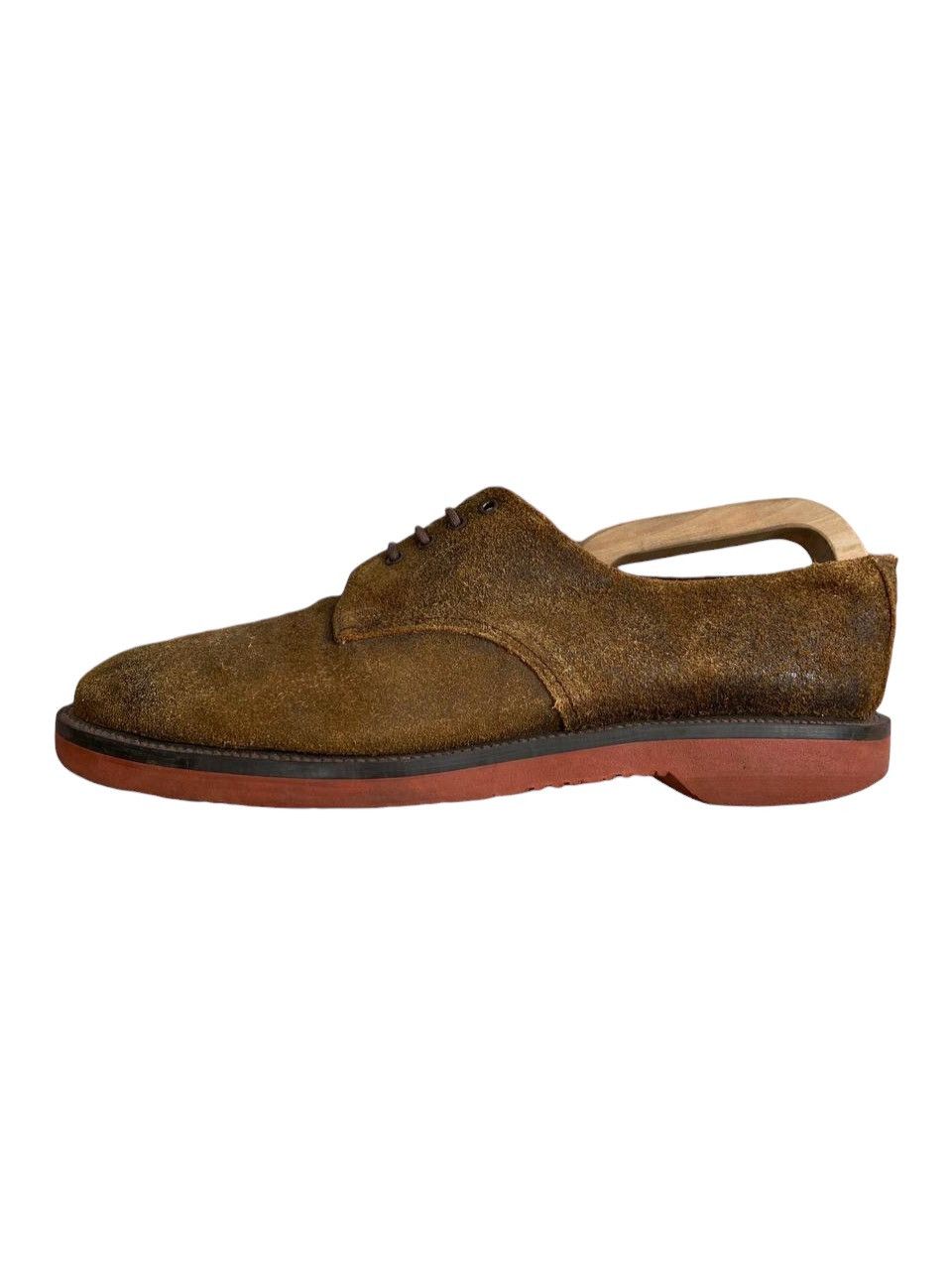 George Cox Geroge Cox Broken Suede Brown Derby Shoes Size US 10 / EU 43 - 17 Thumbnail