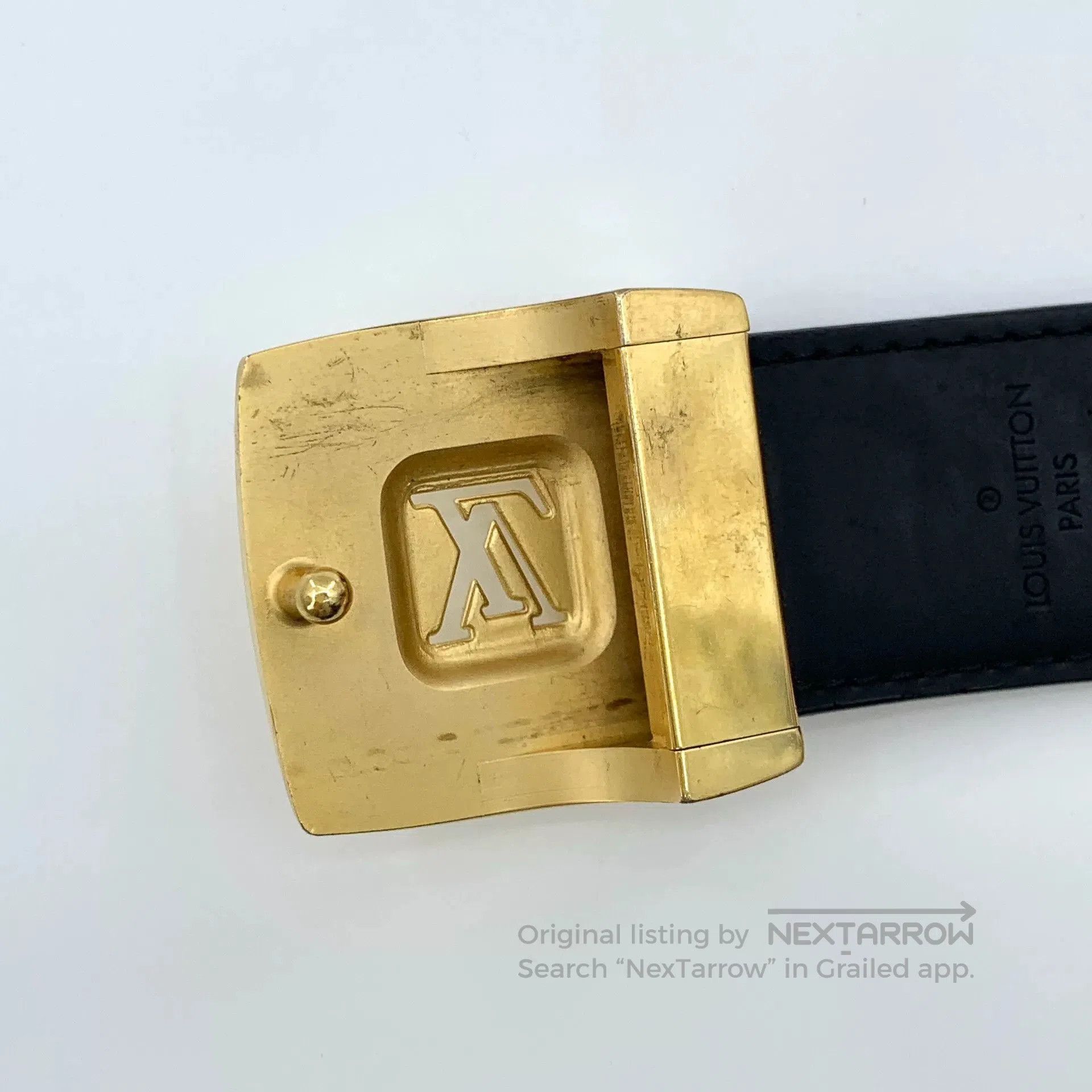 Louis Vuitton Louis Vuitton Black Multicolor Logo Belt. Size ONE SIZE - 9 Thumbnail