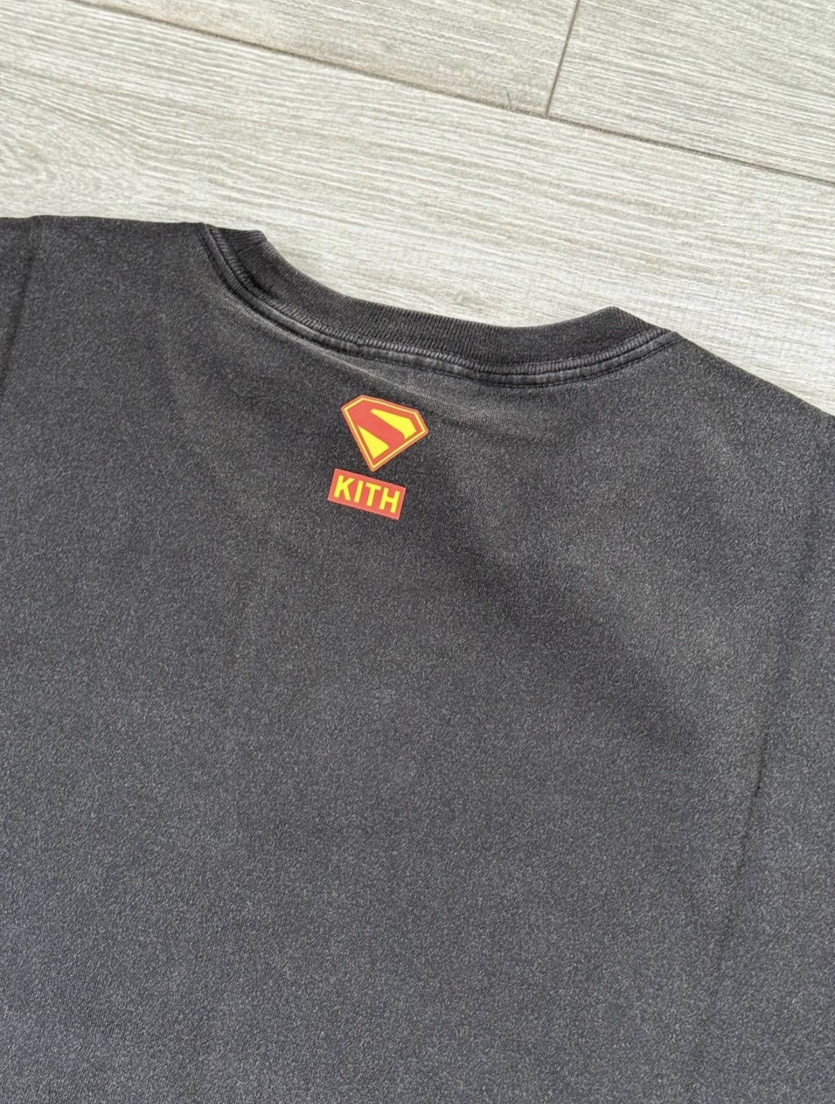 Kith KITH Superman 2025 Movie Lightning Black Vintage Tee Large Size US L / EU 52-54 / 3 - 9 Thumbnail