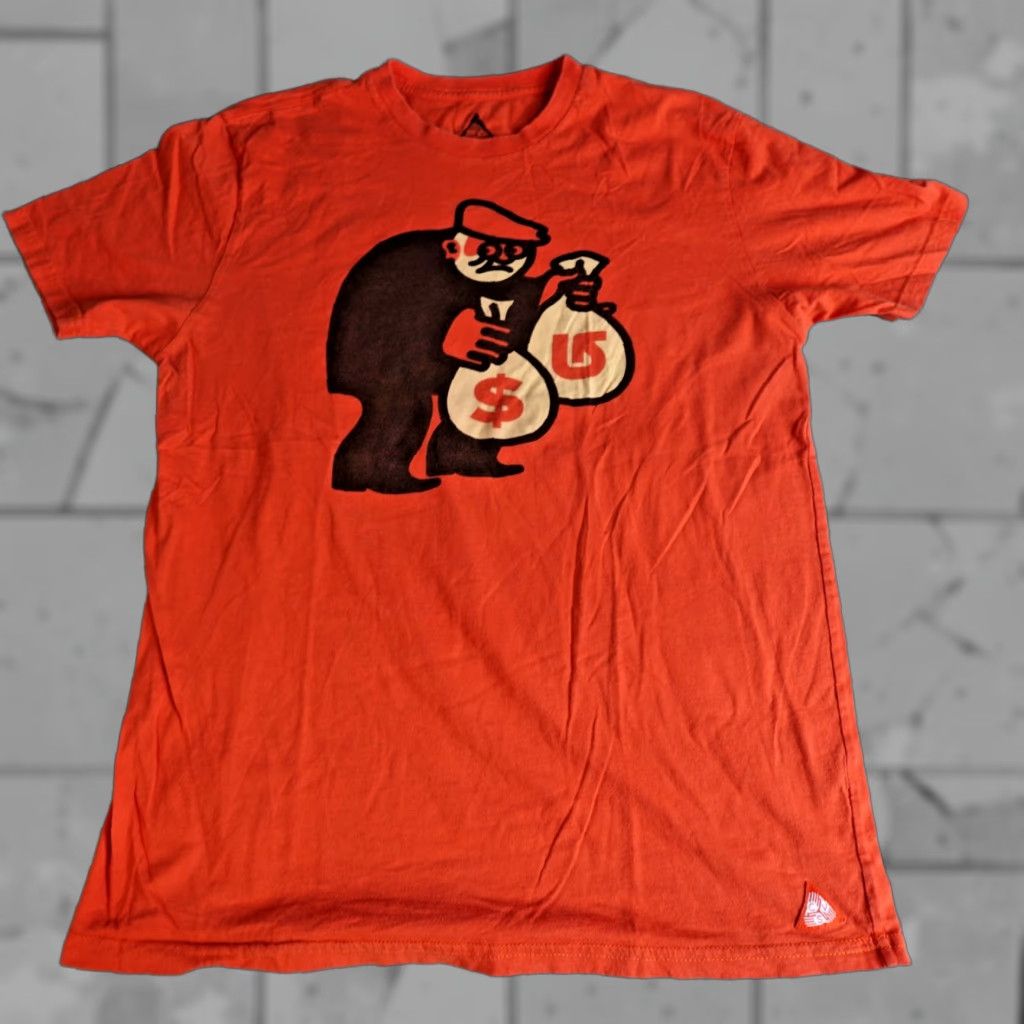 Burton VINTAGE Burton x Chris Von Szombathy Shirt Small Orange Men T-Shirt Crew Neck Short Sleeve Jersey Solid Graphic Print Size US S / EU 44-46 / 1 - 1 Thumbnail